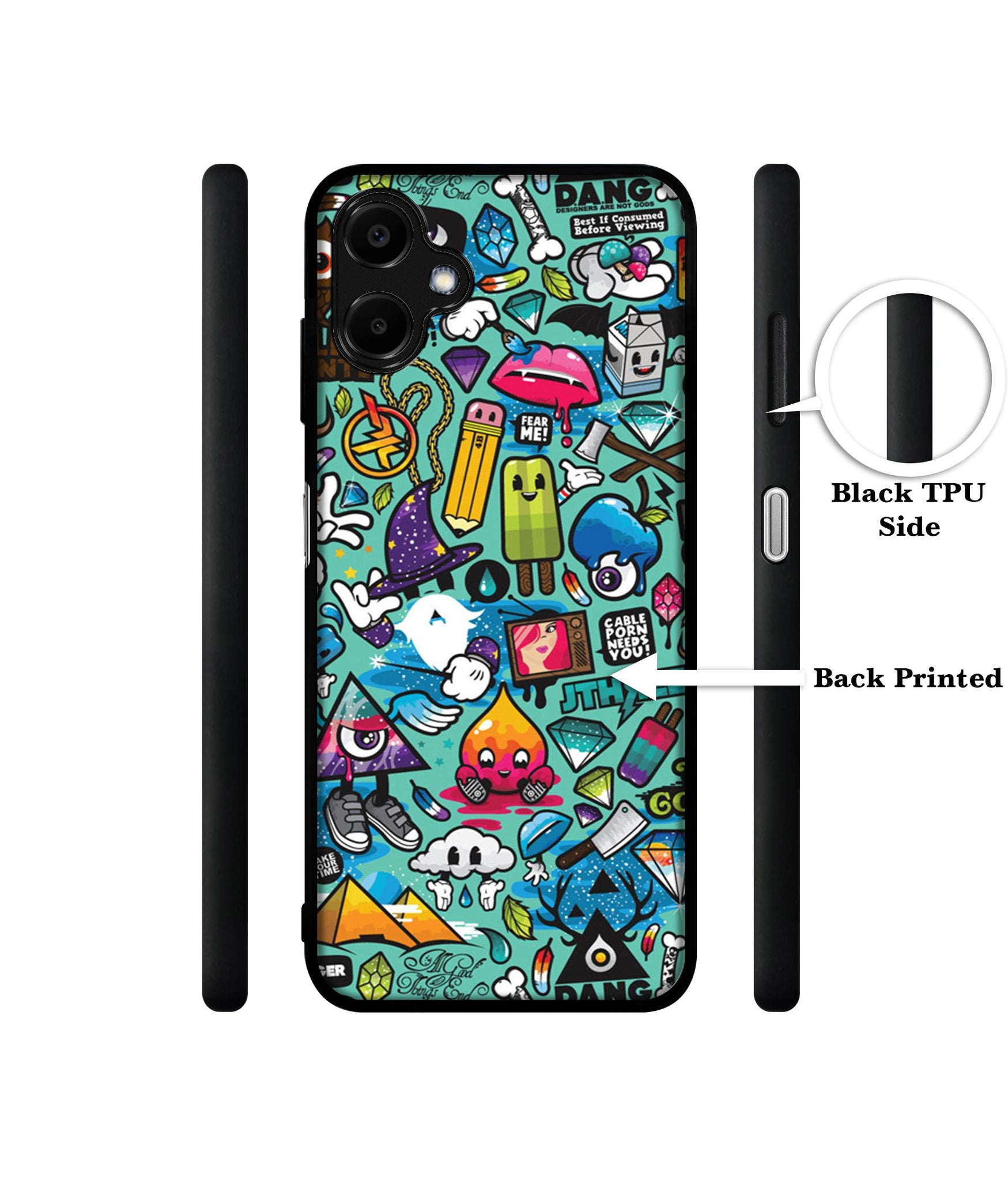 Crazy Designer 2D Printed Back Case Cover for Samsung Galaxy F06 5G / M06 5G