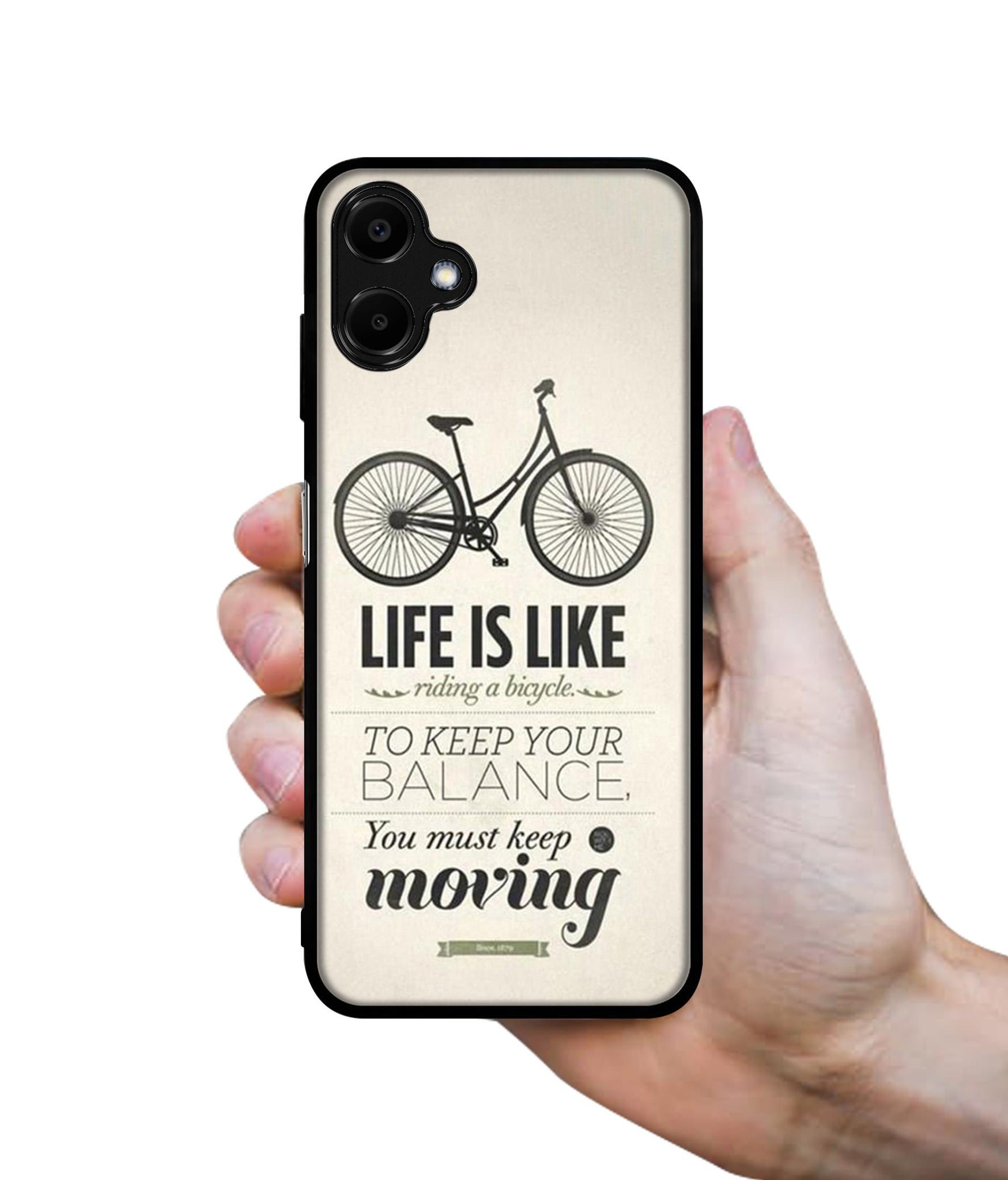 Life is Like Moving Designer 2D Printed Back Case Cover for Samsung Galaxy F06 5G / M06 5G