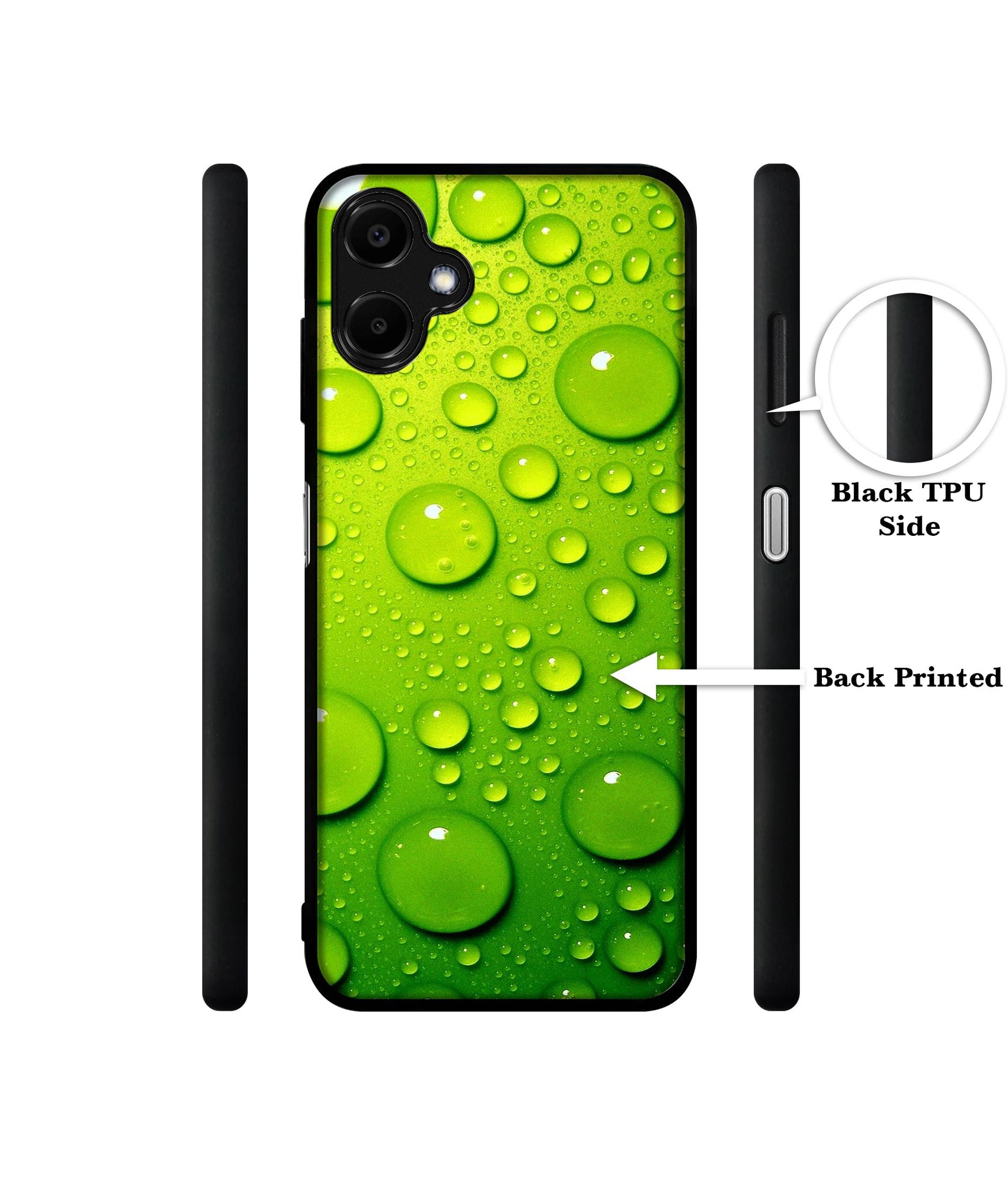Green Bubbles Designer 2D Printed Back Case Cover for Samsung Galaxy F06 5G / M06 5G