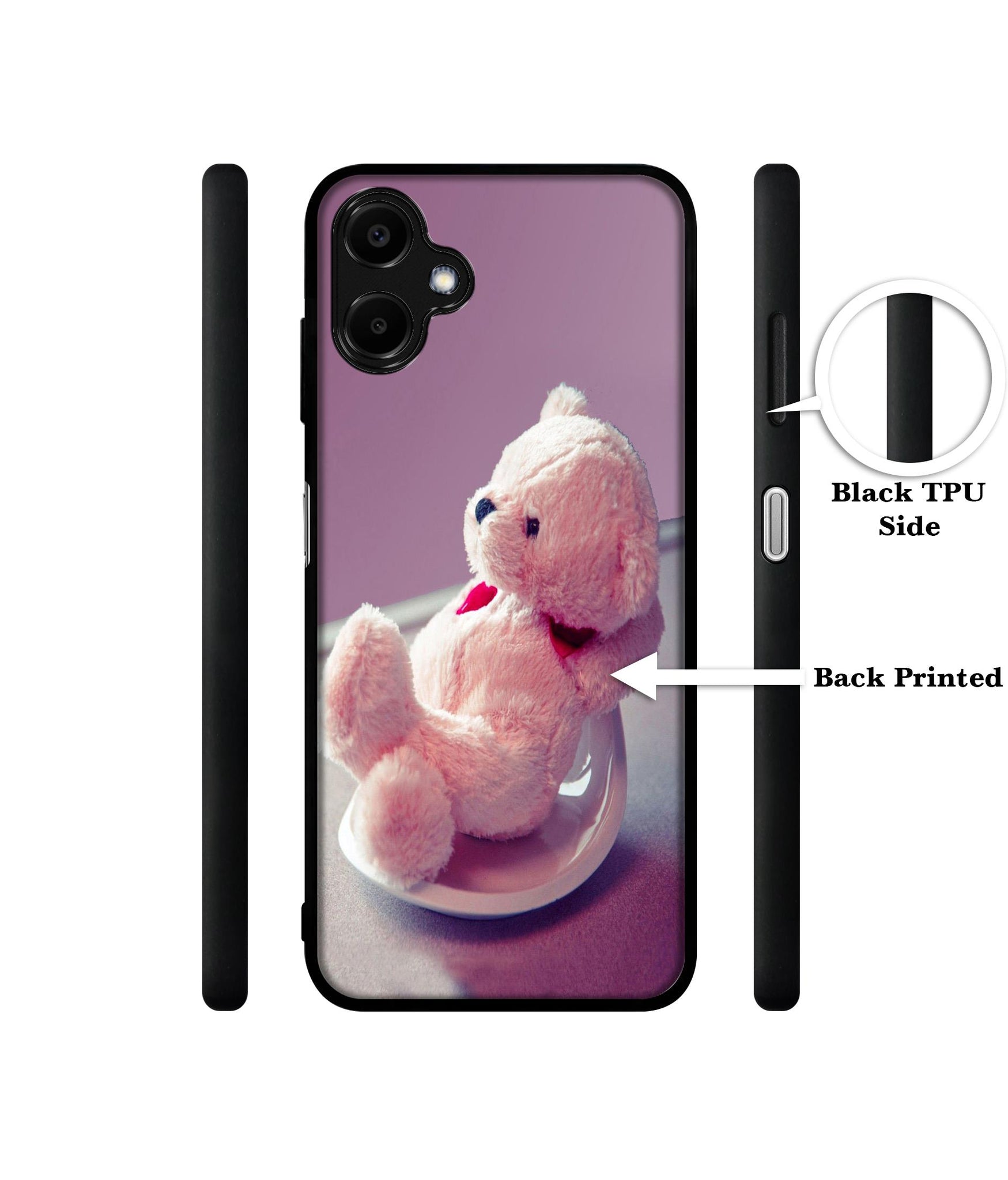 Cute Teddy Bear Designer 2D Printed Back Case Cover for Samsung Galaxy F06 5G / M06 5G