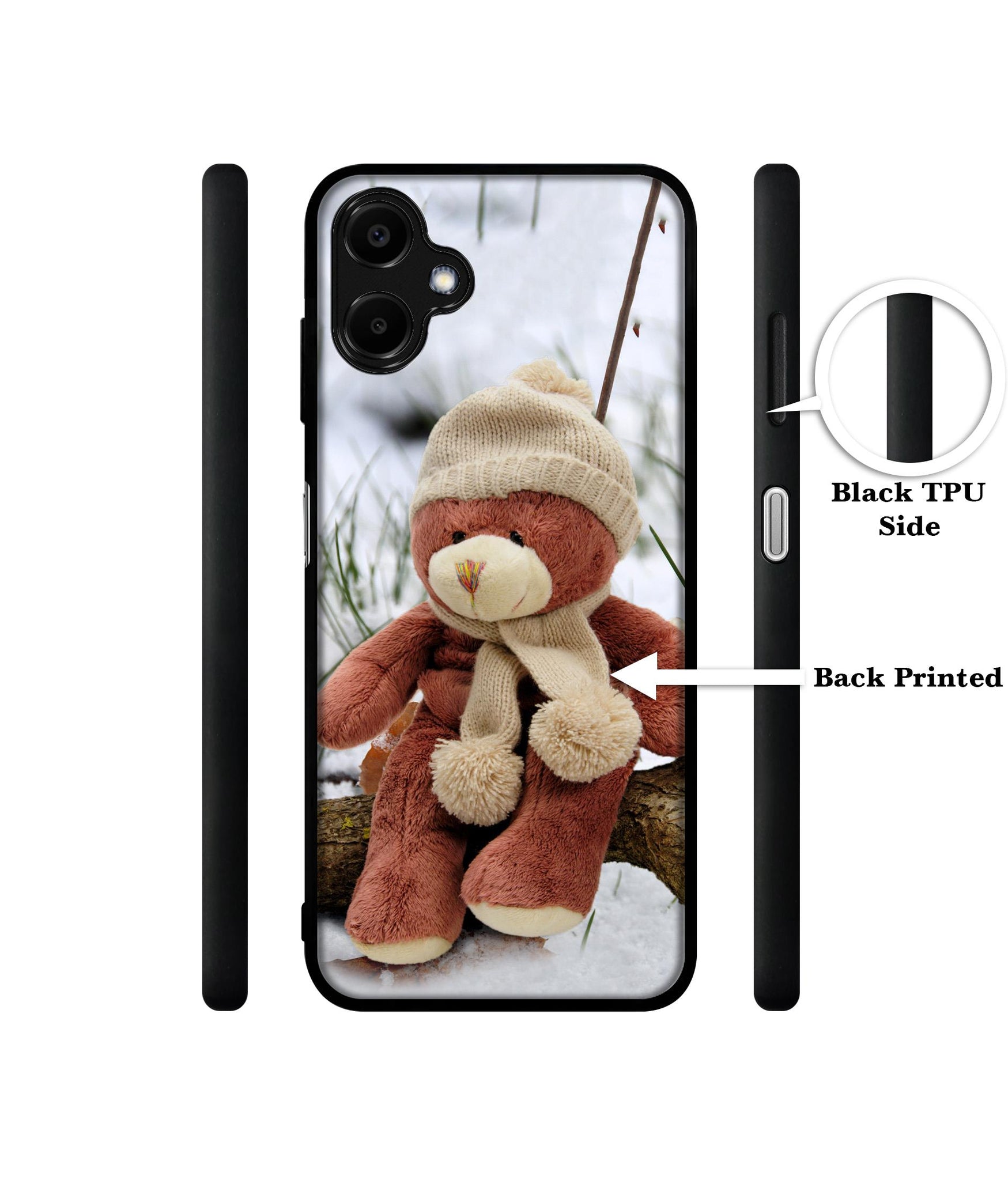 Woolen Bear Designer 2D Printed Back Case Cover for Samsung Galaxy F06 5G / M06 5G