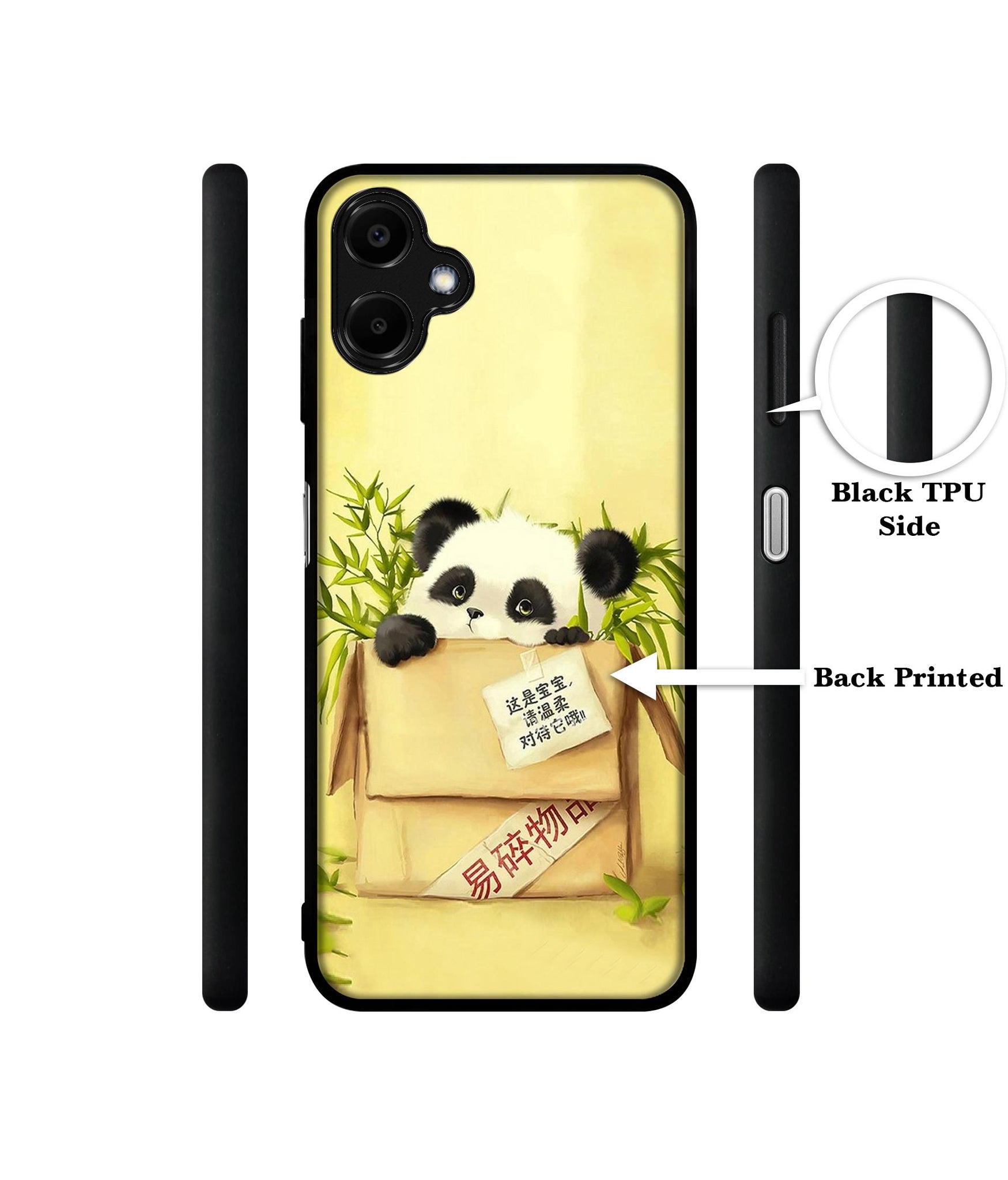 Panda In Box Designer 2D Printed Back Case Cover for Samsung Galaxy F06 5G / M06 5G