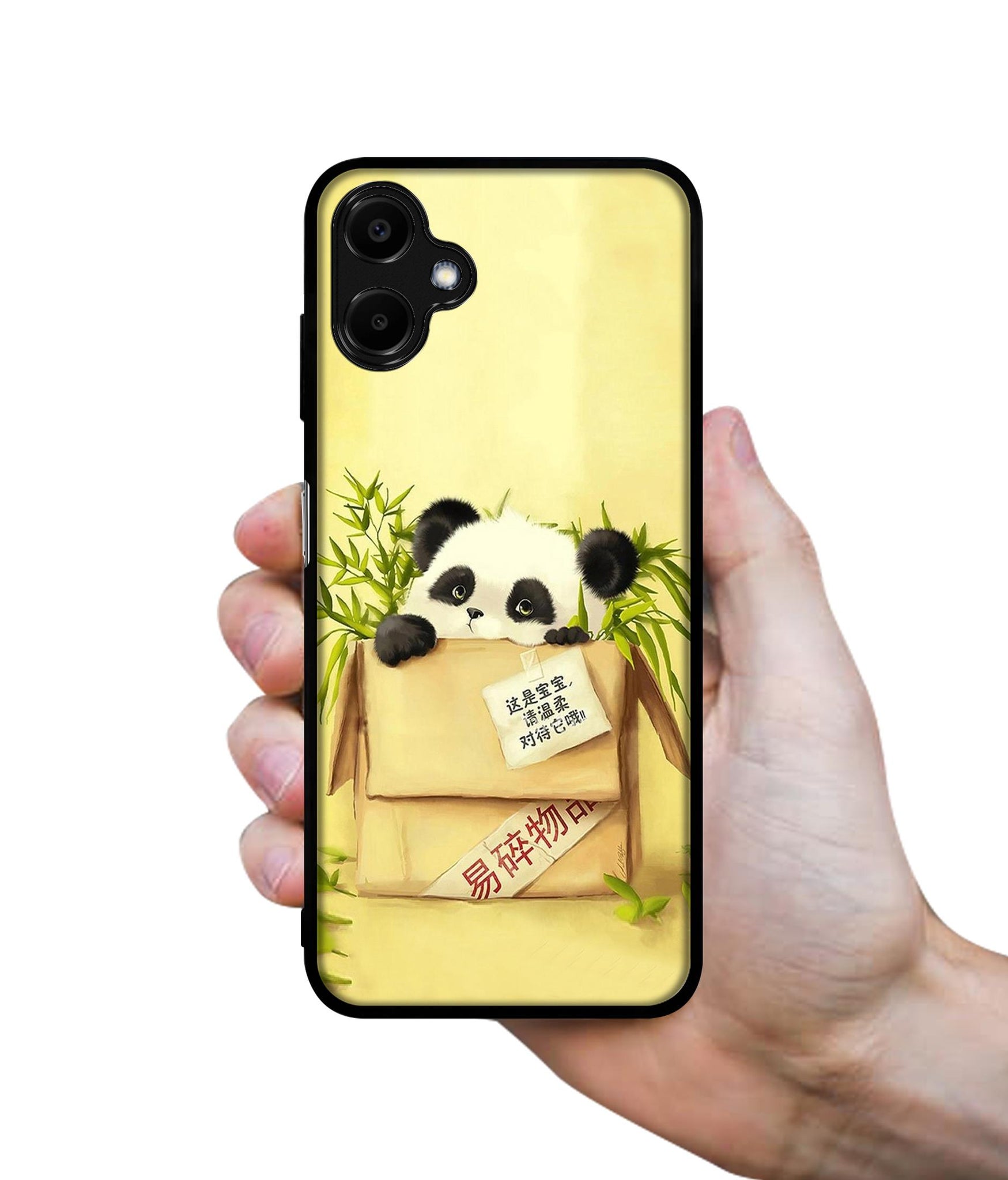 Panda In Box Designer 2D Printed Back Case Cover for Samsung Galaxy F06 5G / M06 5G