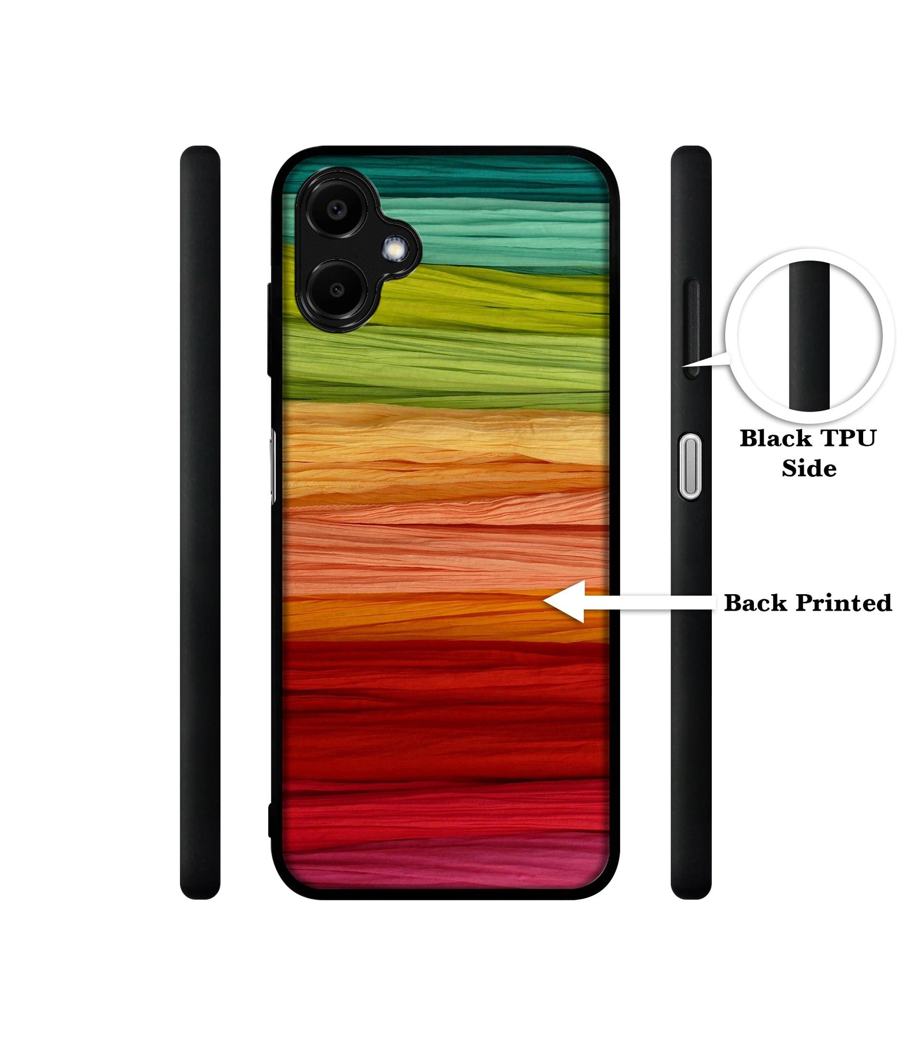 Colorful Thread Designer 2D Printed Back Case Cover for Samsung Galaxy F06 5G / M06 5G