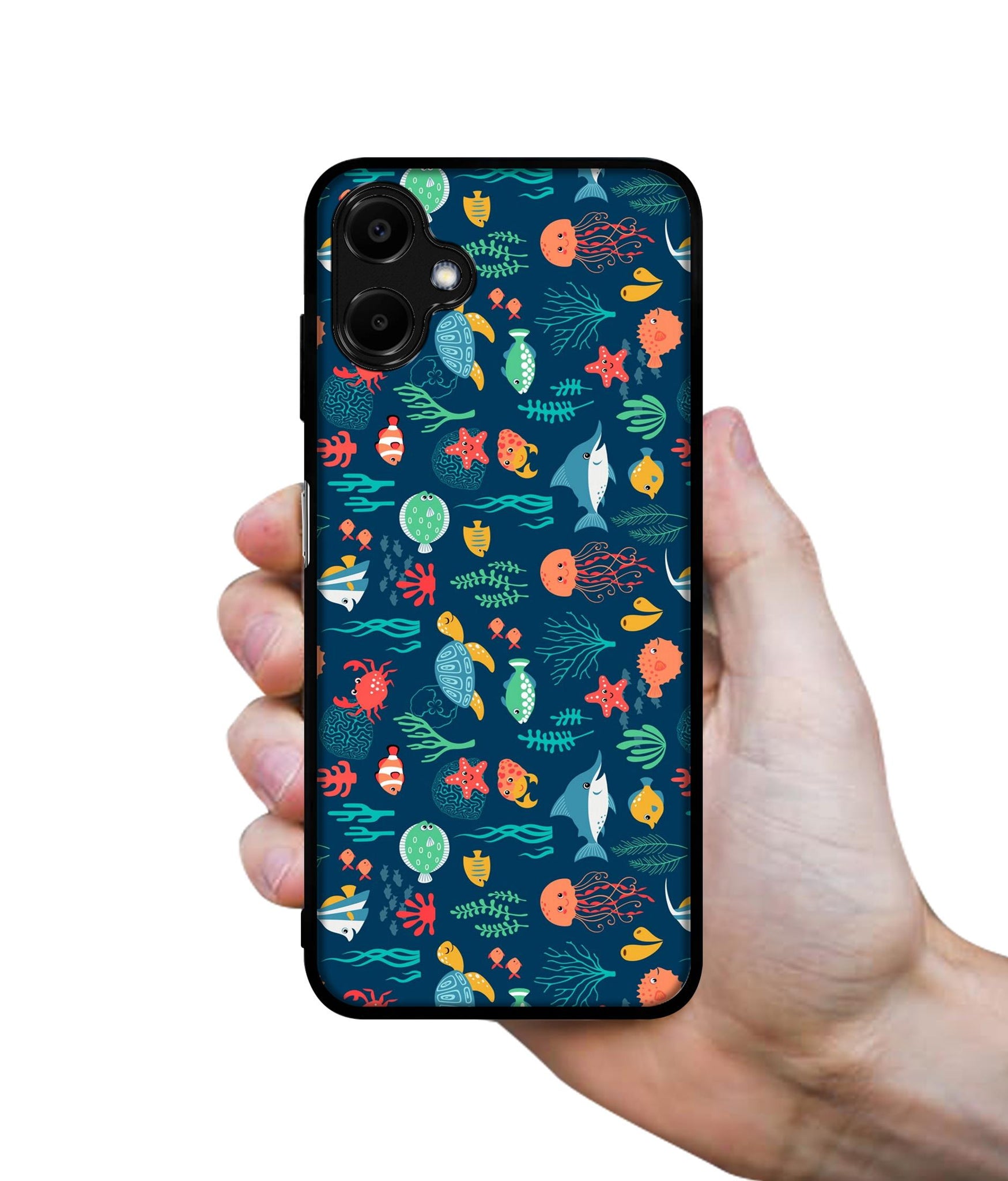 Aquarium Texture Designer 2D Printed Back Case Cover for Samsung Galaxy F06 5G / M06 5G