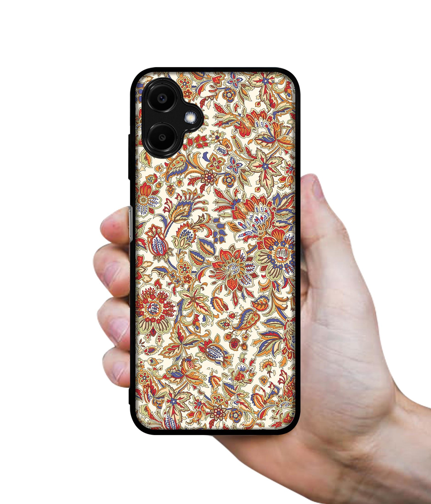 Floral Designer 2D Printed Back Case Cover for Samsung Galaxy F06 5G / M06 5G