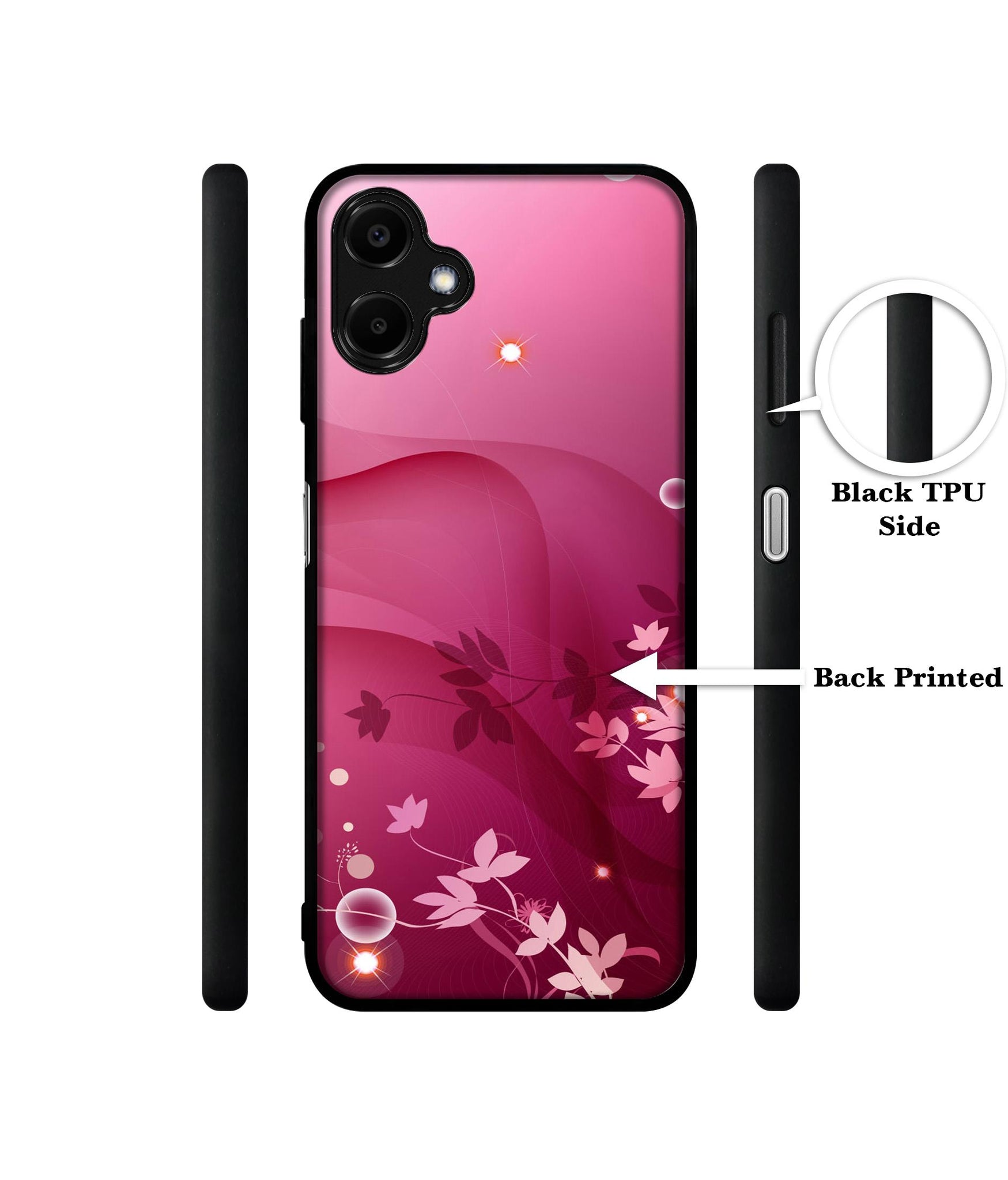 Pink Abstract Designer 2D Printed Back Case Cover for Samsung Galaxy F06 5G / M06 5G