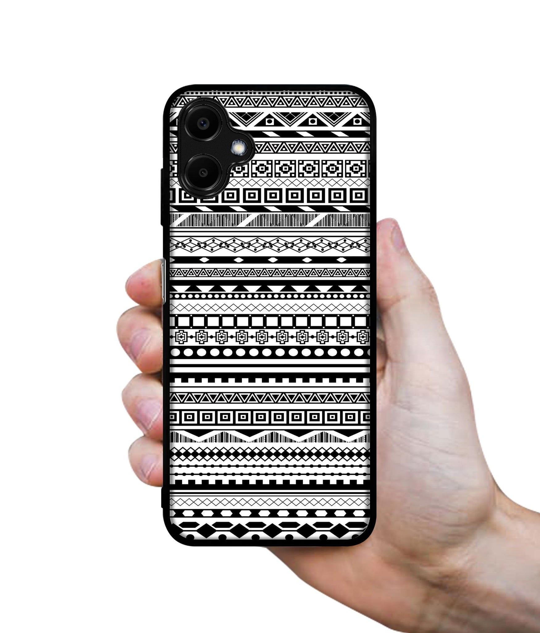 Black & White Patterns Designer 2D Printed Back Case Cover for Samsung Galaxy F06 5G / M06 5G