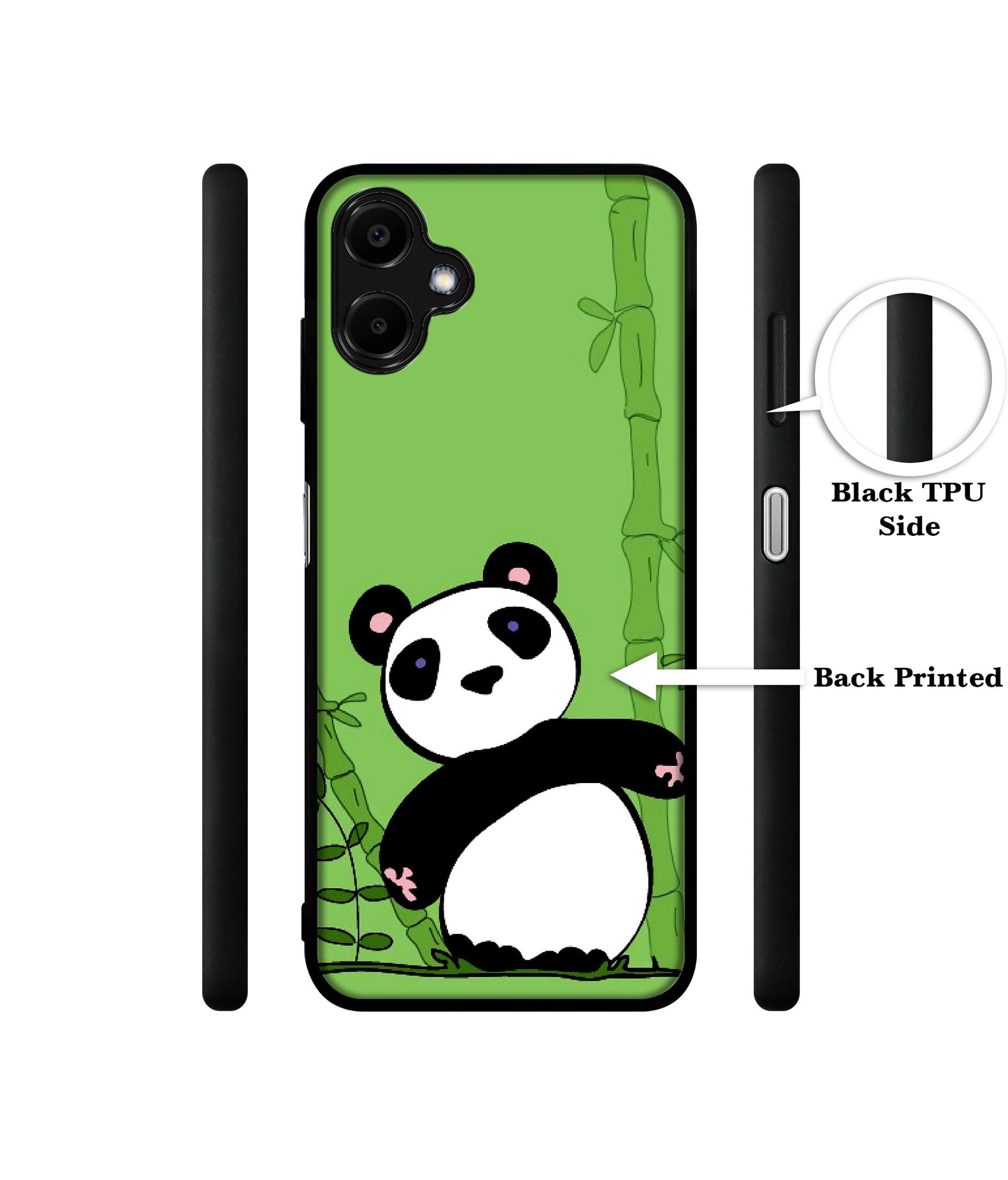 Panda with Bamboo Designer 2D Printed Back Case Cover for Samsung Galaxy F06 5G / M06 5G