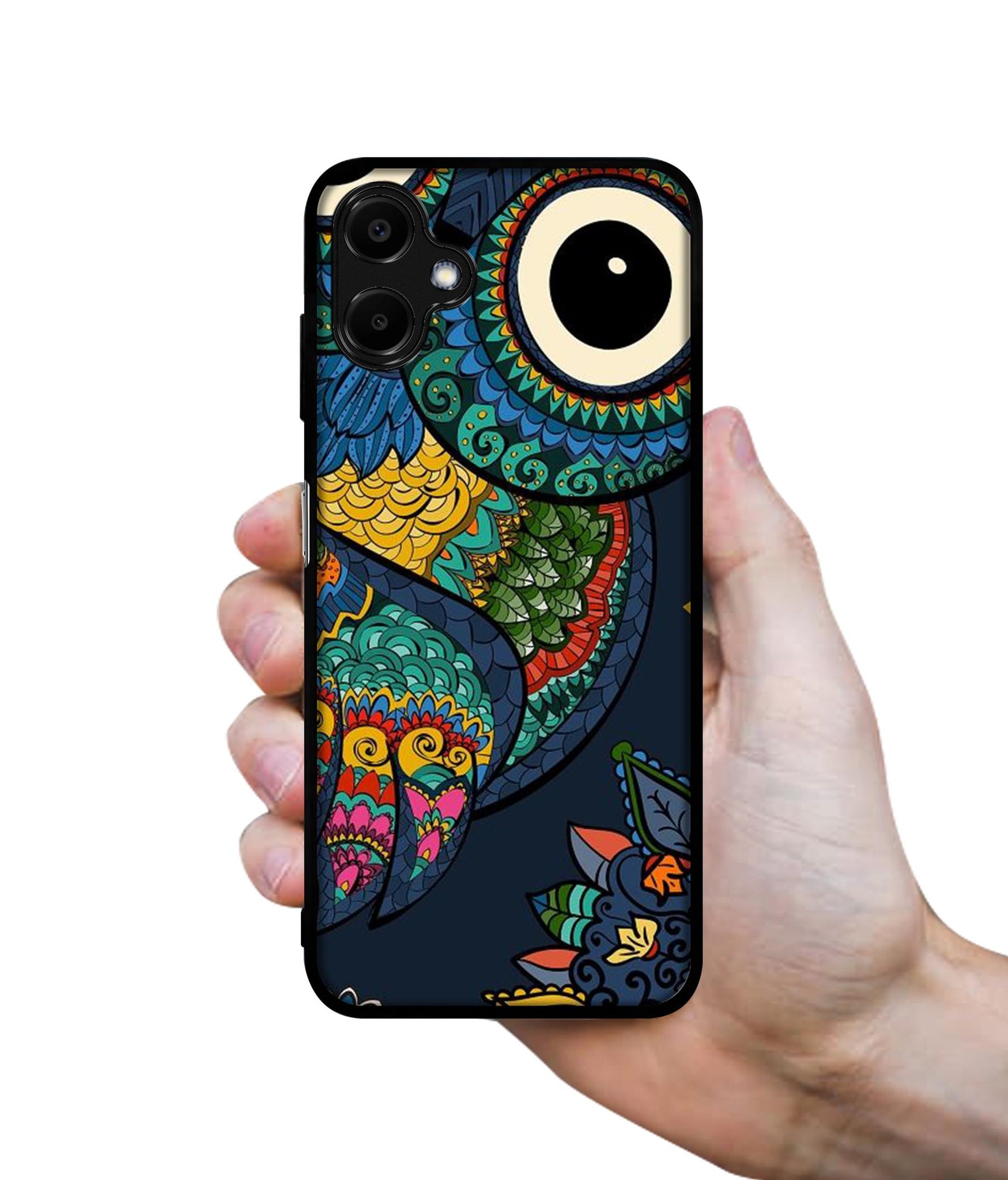 Owl Illustration Designer 2D Printed Back Case Cover for Samsung Galaxy F06 5G / M06 5G