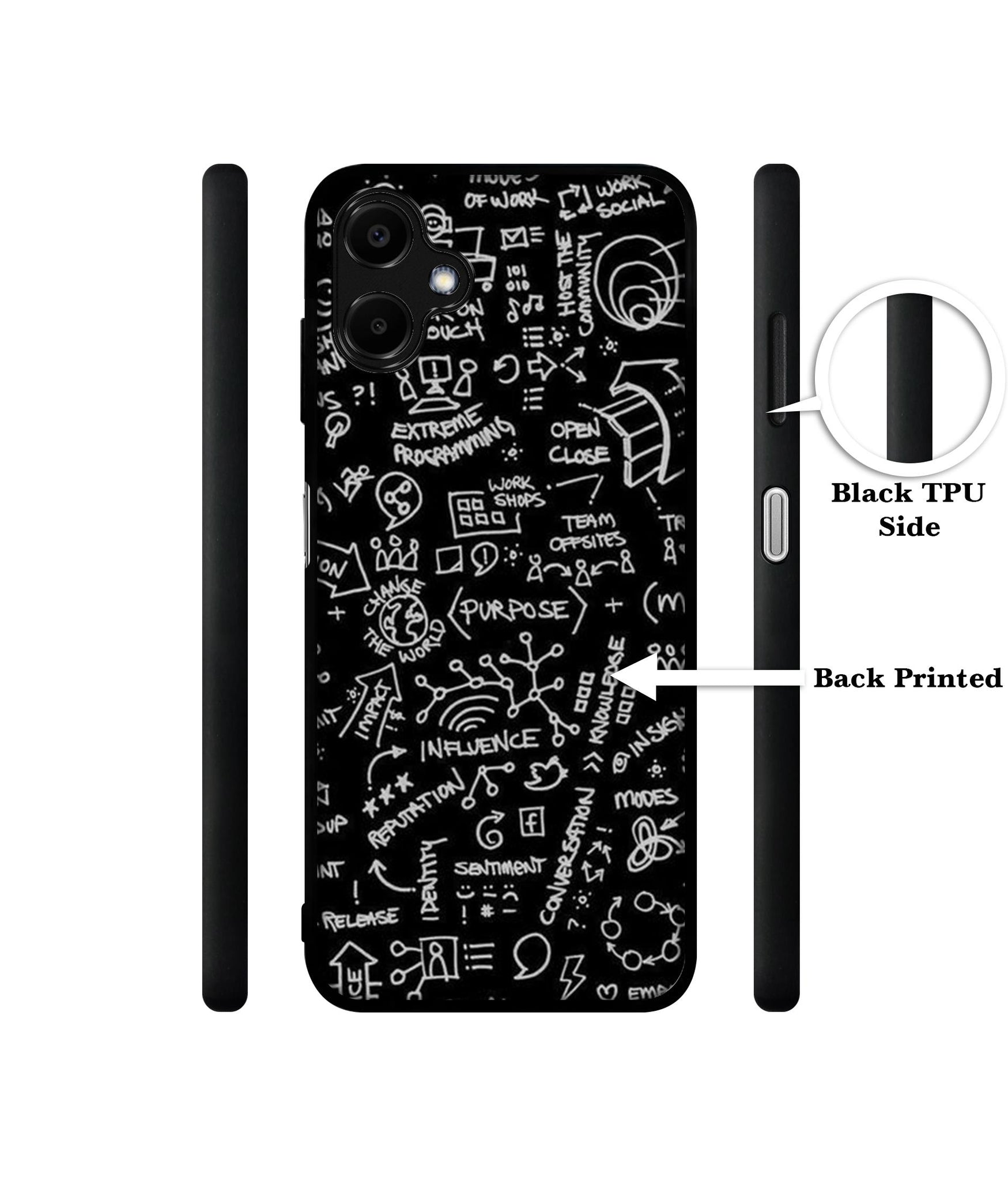 Formulas Designer 2D Printed Back Case Cover for Samsung Galaxy F06 5G / M06 5G