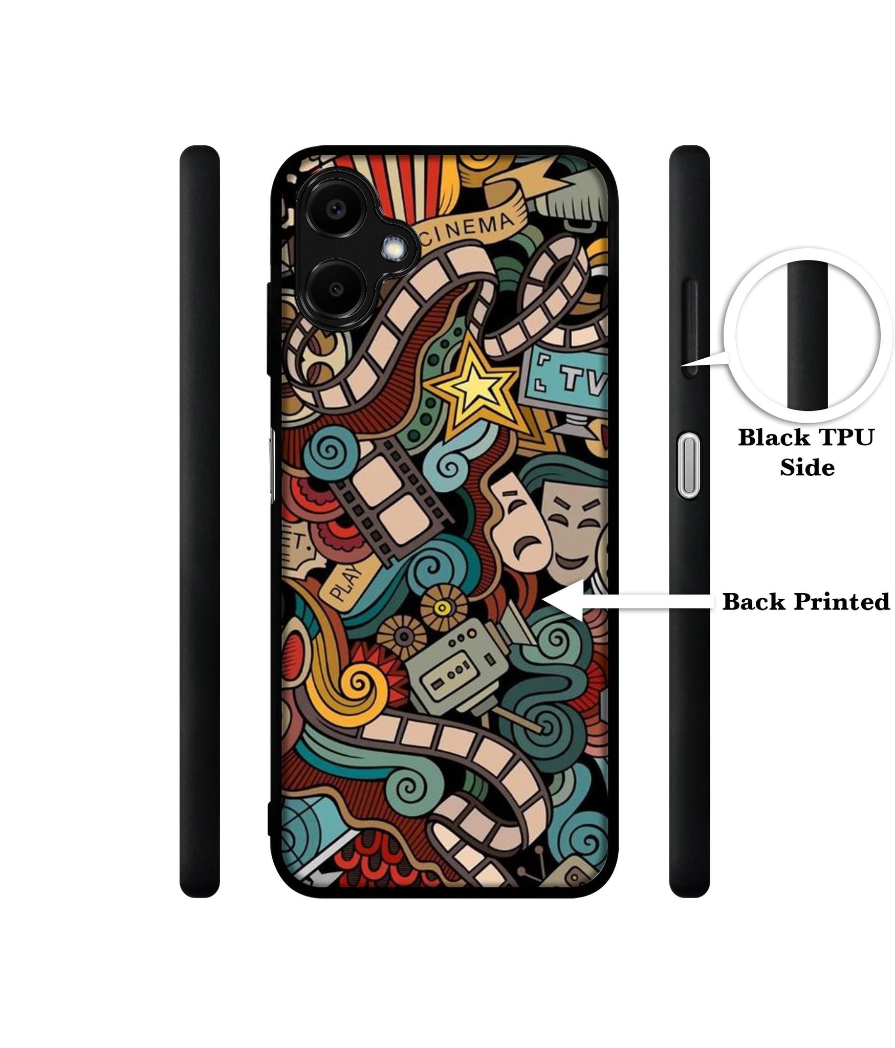 Movies Designer 2D Printed Back Case Cover for Samsung Galaxy F06 5G / M06 5G