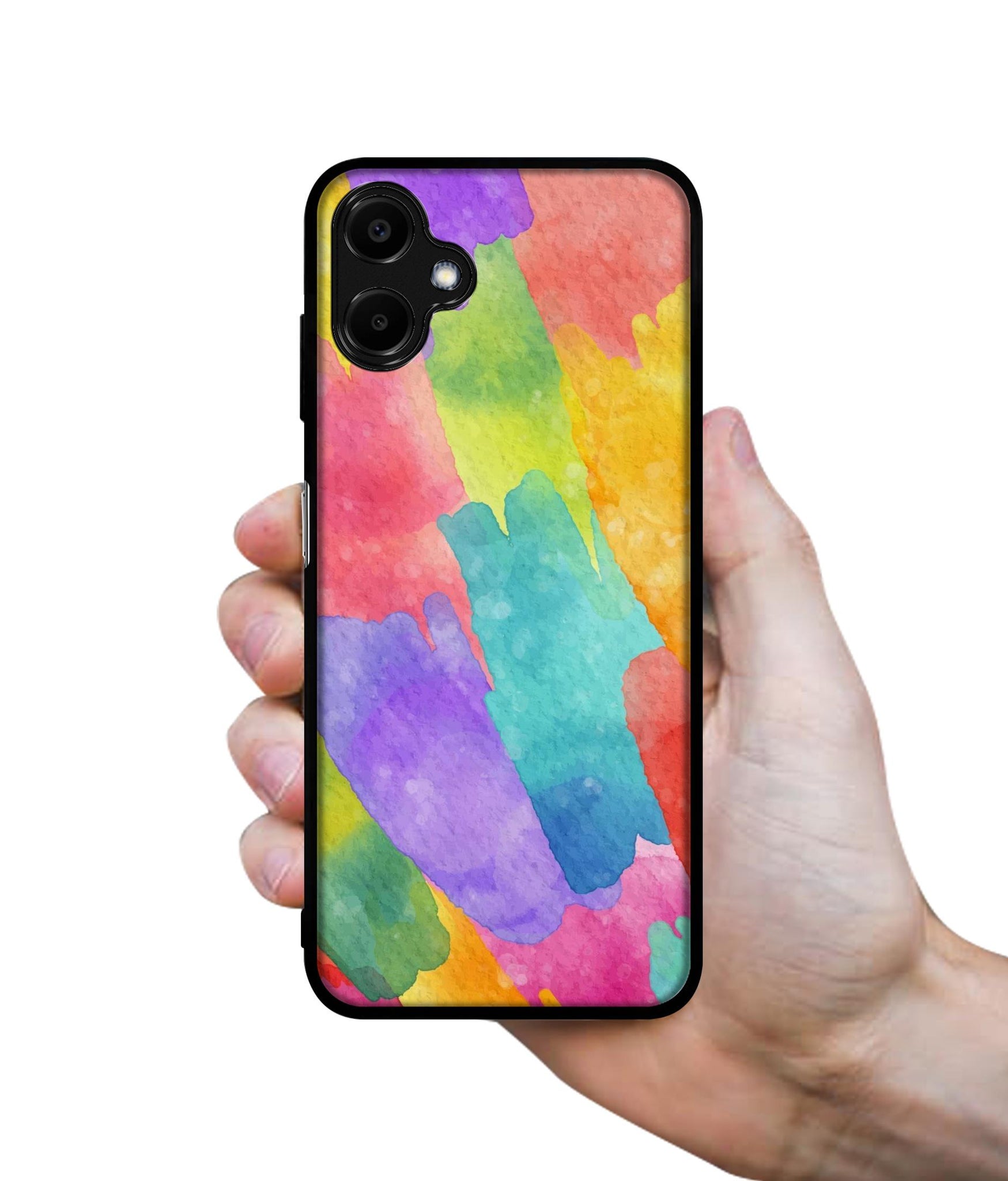 Water Paint Colorful Abstract Designer 2D Printed Back Case Cover for Samsung Galaxy F06 5G / M06 5G