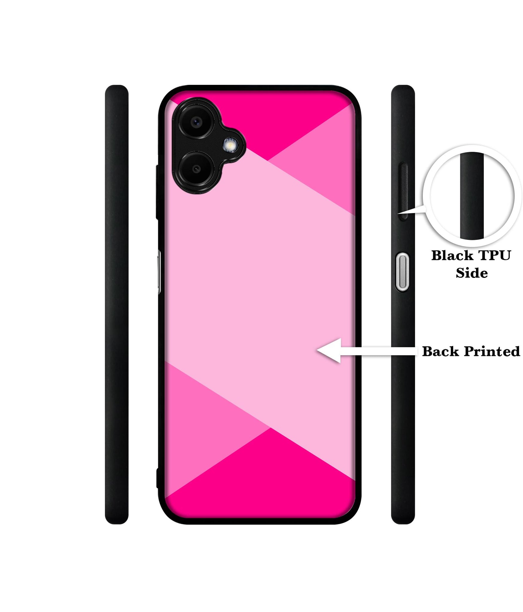 Pink Cross Vector Designer 2D Printed Back Case Cover for Samsung Galaxy F06 5G / M06 5G