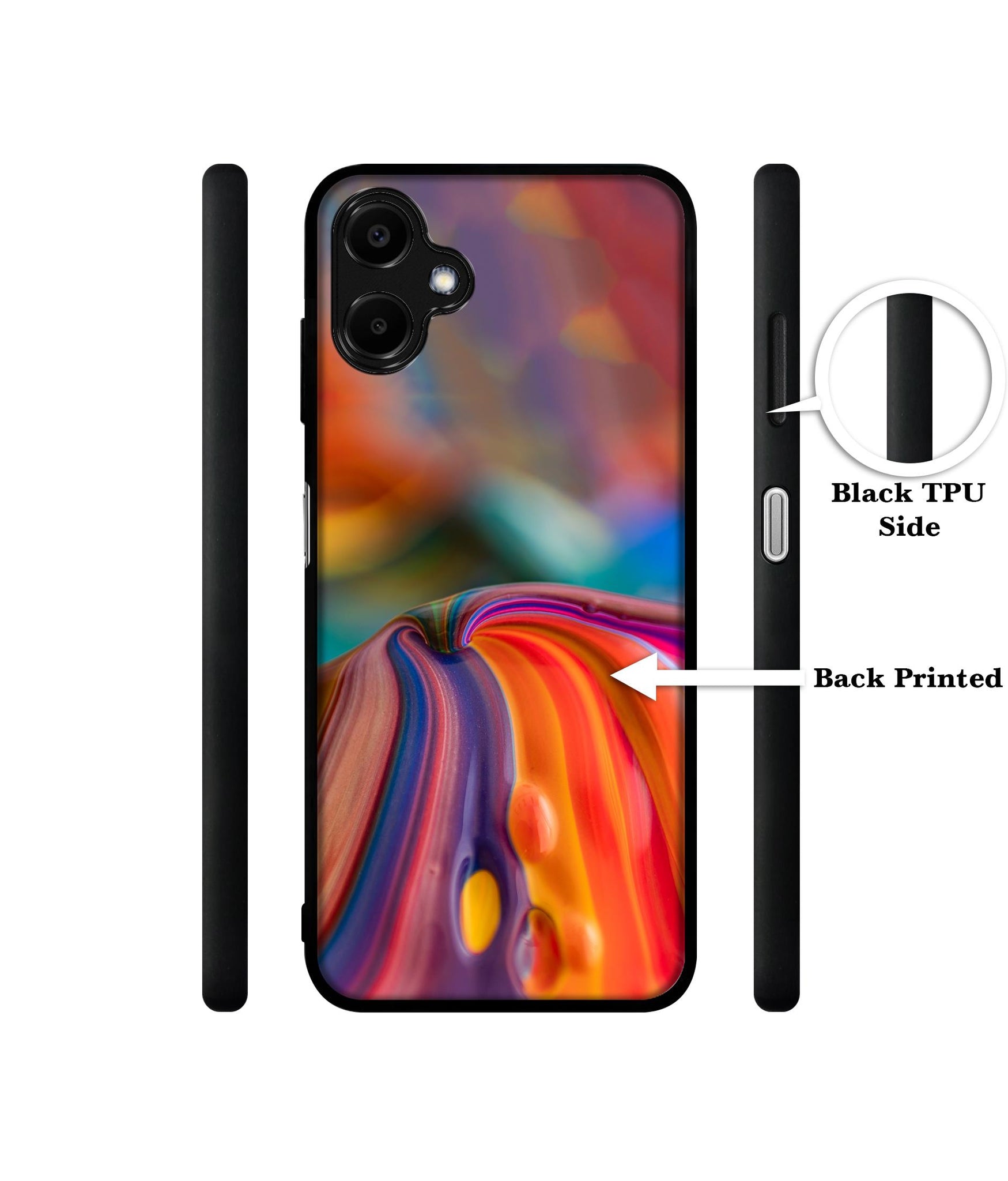 Rainbow Colors Designer 2D Printed Back Case Cover for Samsung Galaxy F06 5G / M06 5G