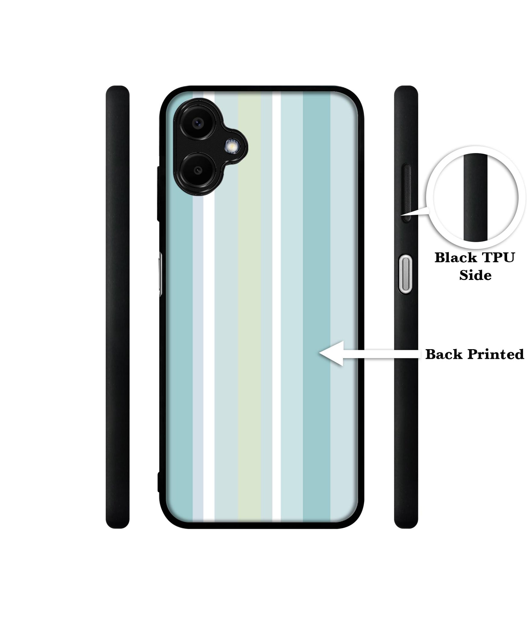 Light Green Stripes Designer 2D Printed Back Case Cover for Samsung Galaxy F06 5G / M06 5G