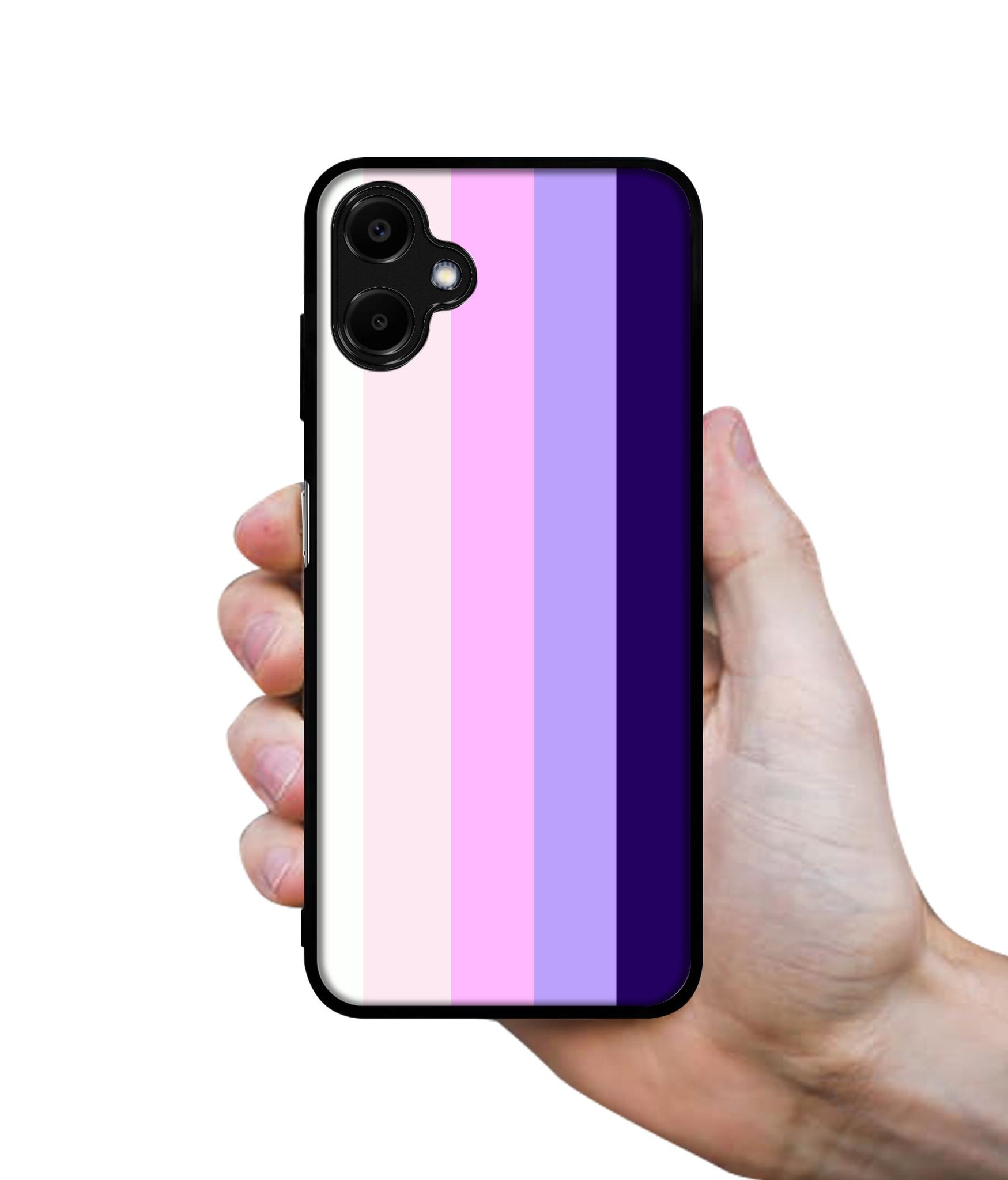 Pink and Purple Lines Designer 2D Printed Back Case Cover for Samsung Galaxy F06 5G / M06 5G