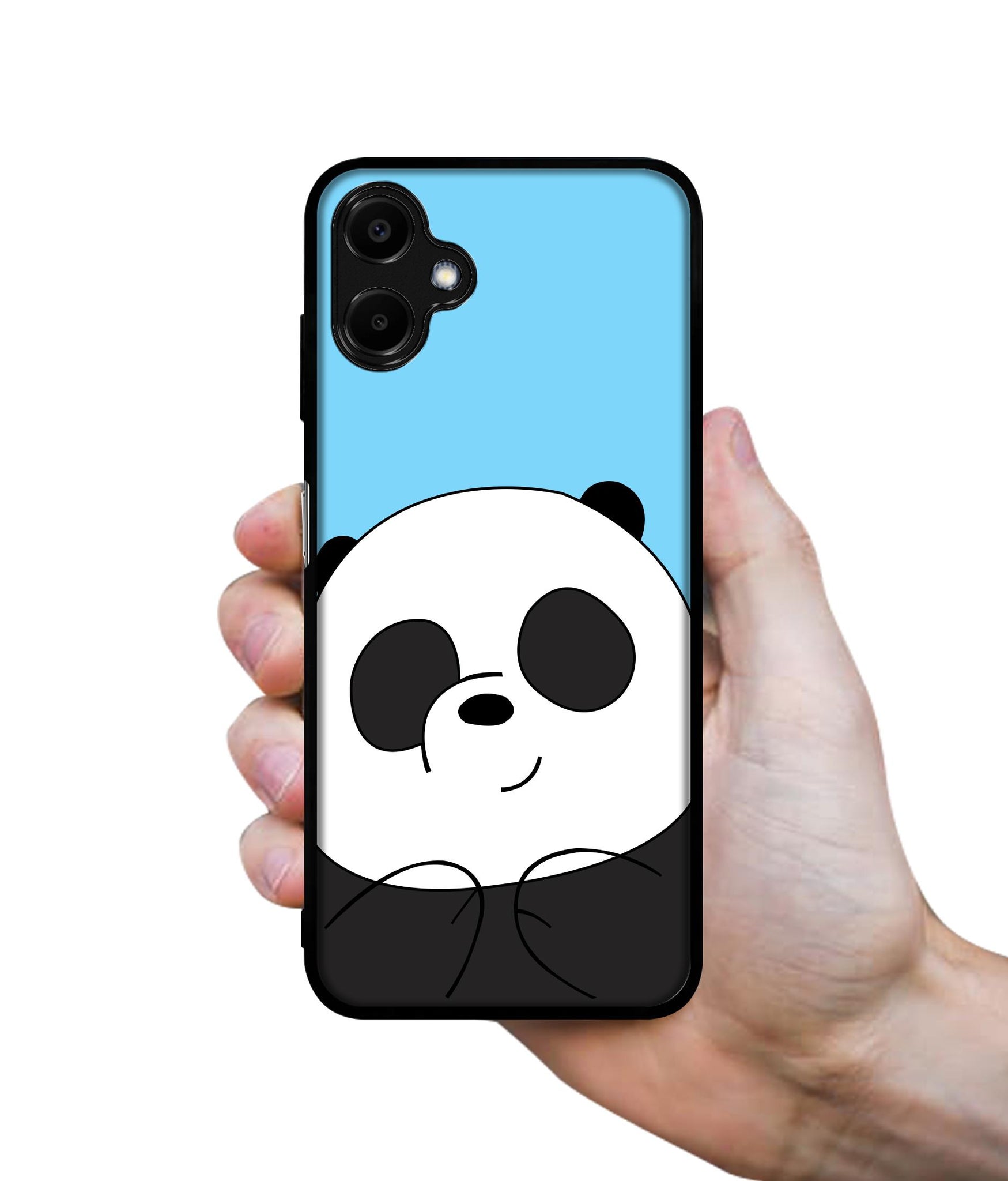 Cute Panda Designer 2D Printed Back Case Cover for Samsung Galaxy F06 5G / M06 5G
