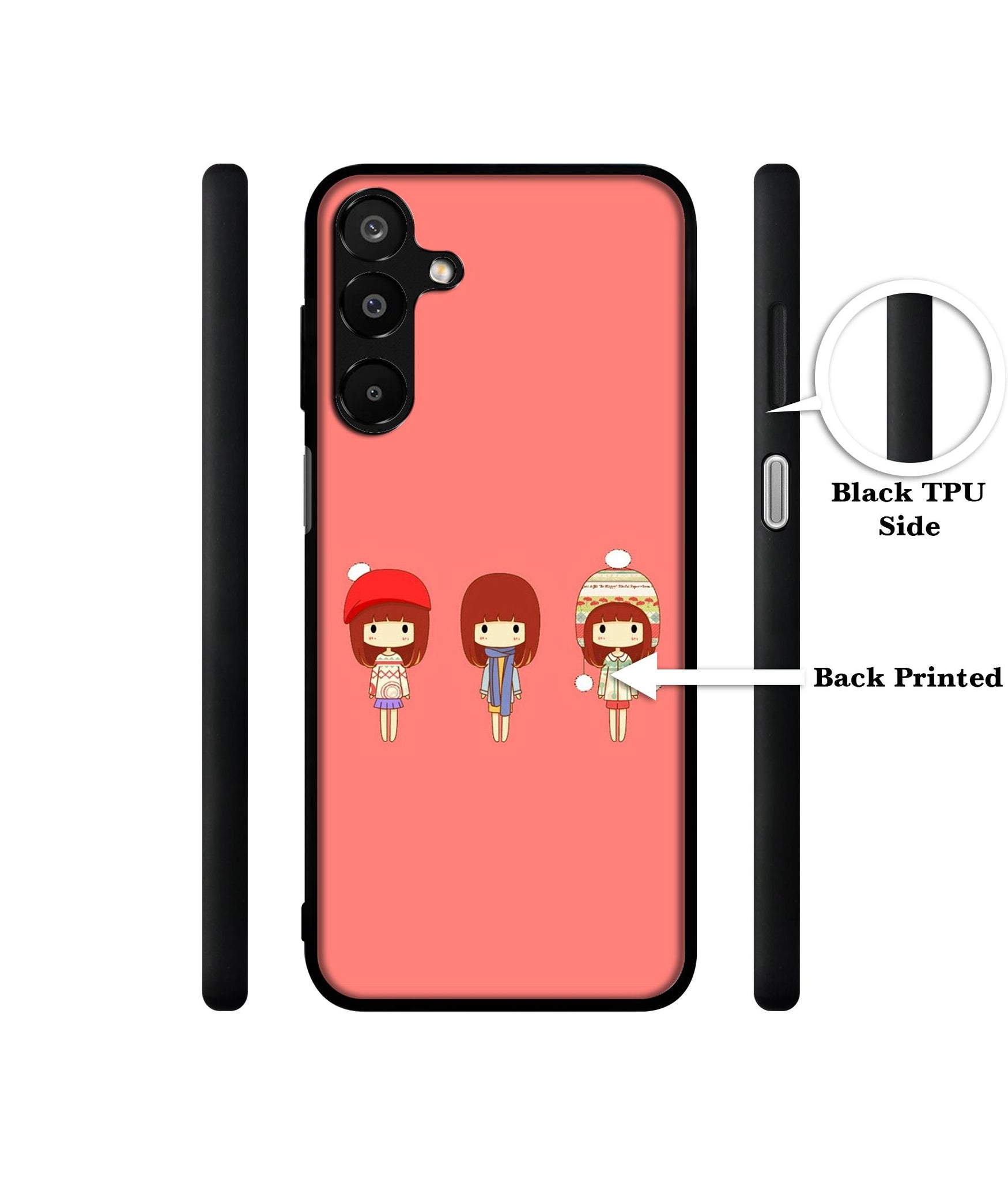 Cute Girls Designer 2D Printed Back Case Cover for Samsung Galaxy M16 5G / F16 5G