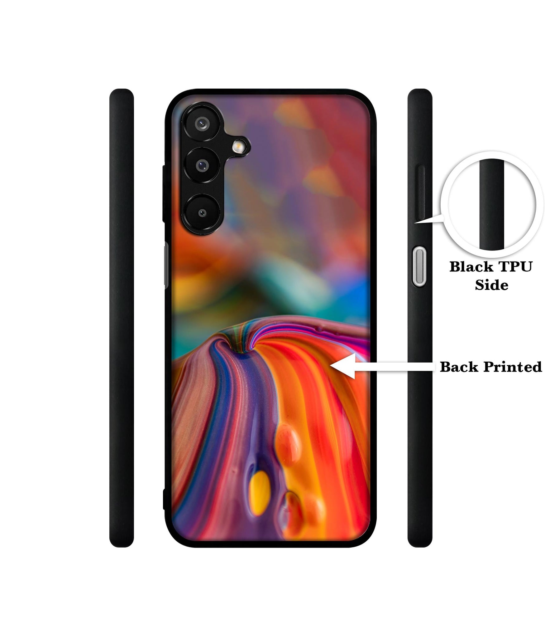 Rainbow Colors Designer 2D Printed Back Case Cover for Samsung Galaxy M16 5G / F16 5G