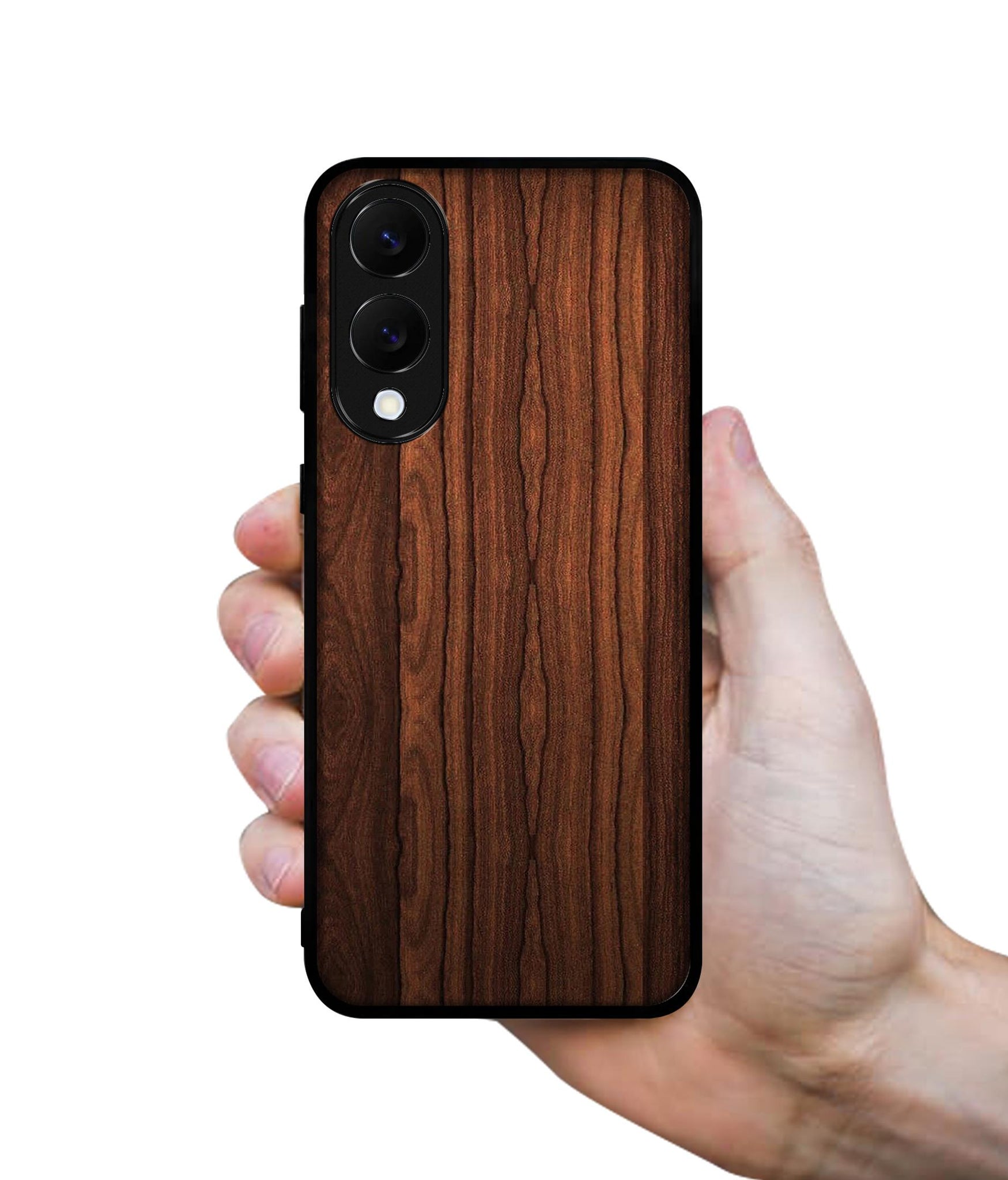 Brown Wooden Texture Designer 2D Printed Back Case Cover for Samsung Galaxy S25 Edge 5G