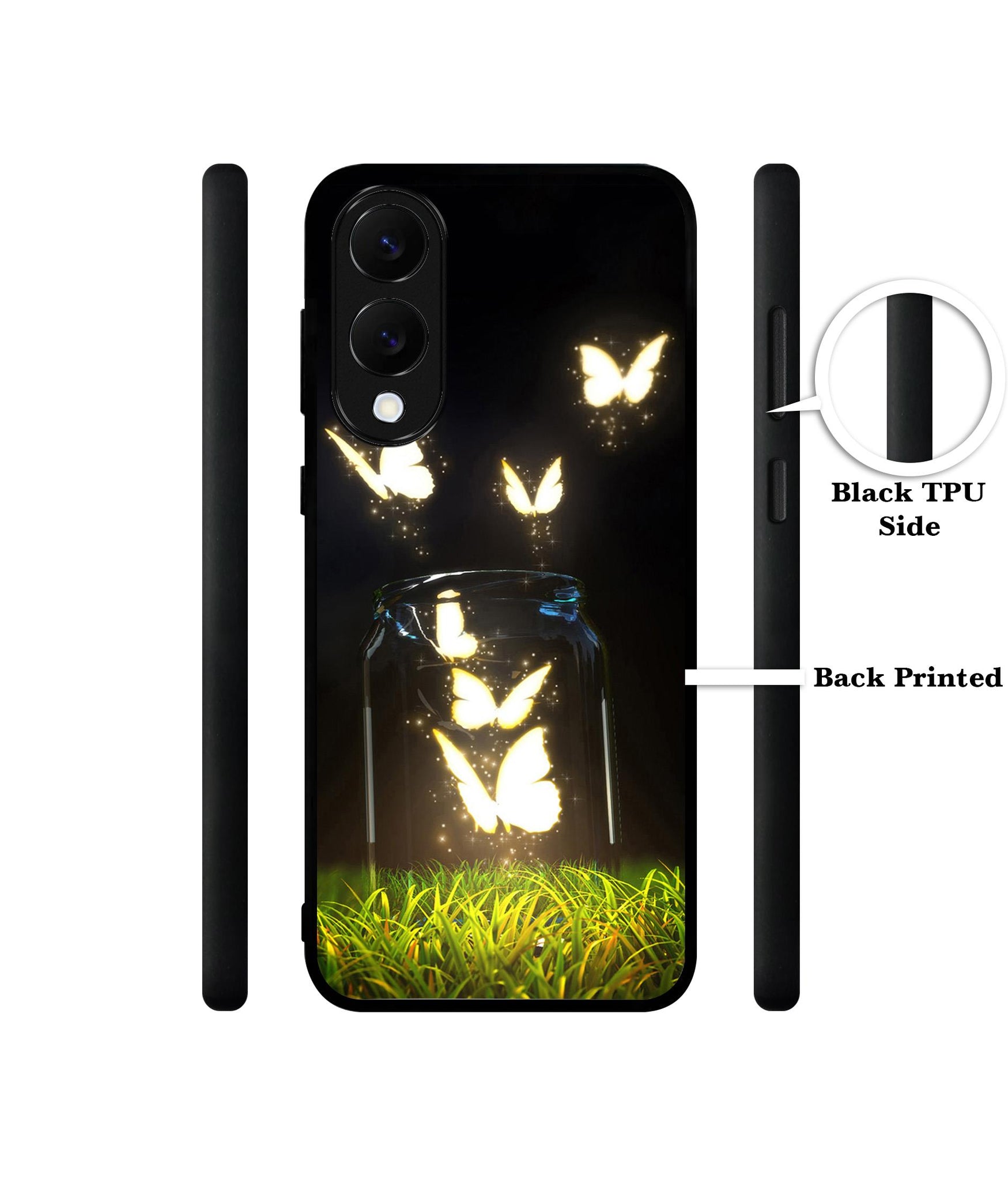 Butterfly Designer 2D Printed Back Case Cover for Samsung Galaxy S25 Edge 5G
