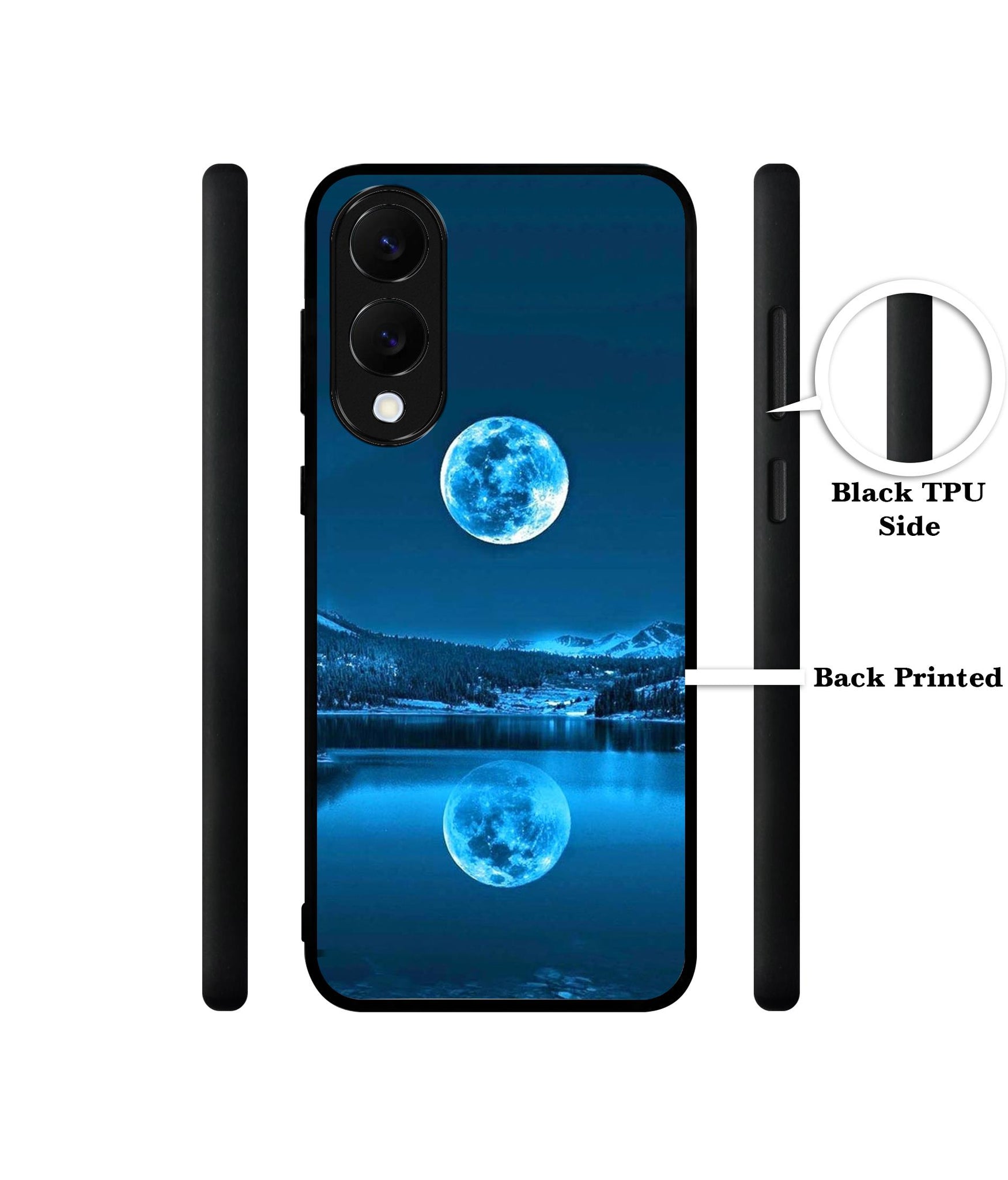 Awesome Moon Designer 2D Printed Back Case Cover for Samsung Galaxy S25 Edge 5G