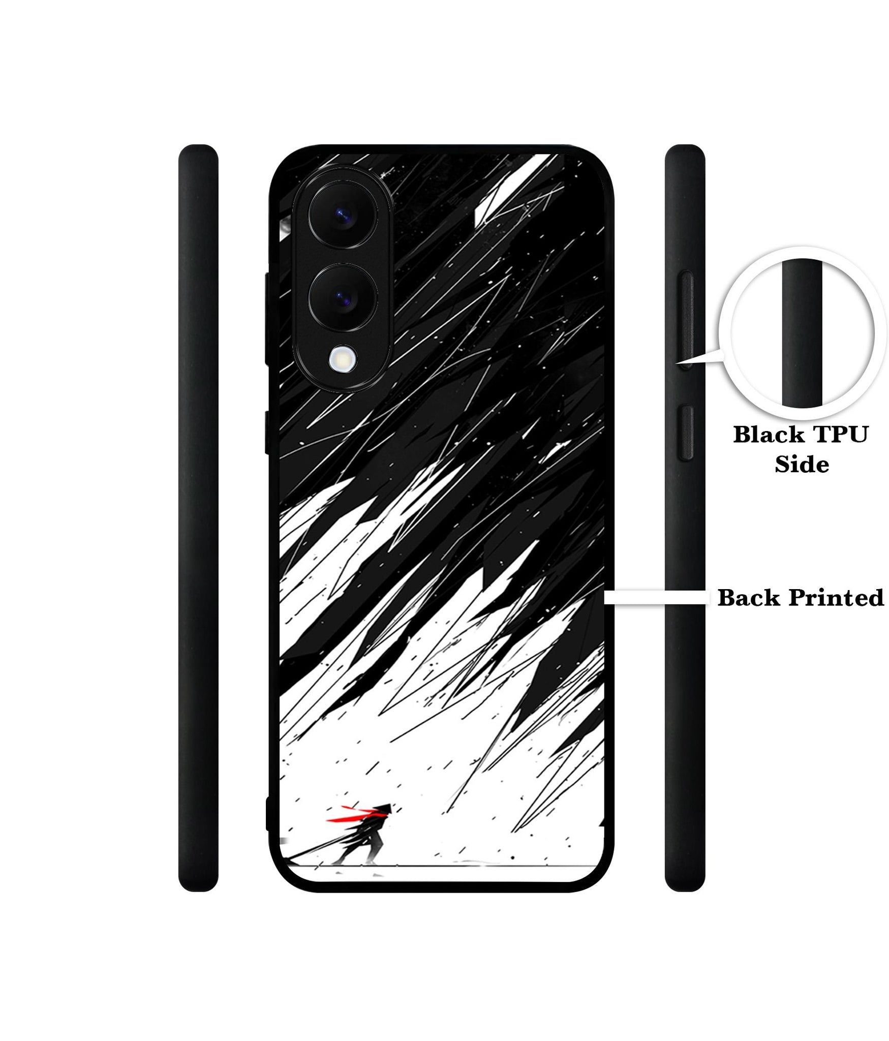 Geometric Strom Designer 2D Printed Back Case Cover for Samsung Galaxy S25 Edge 5G