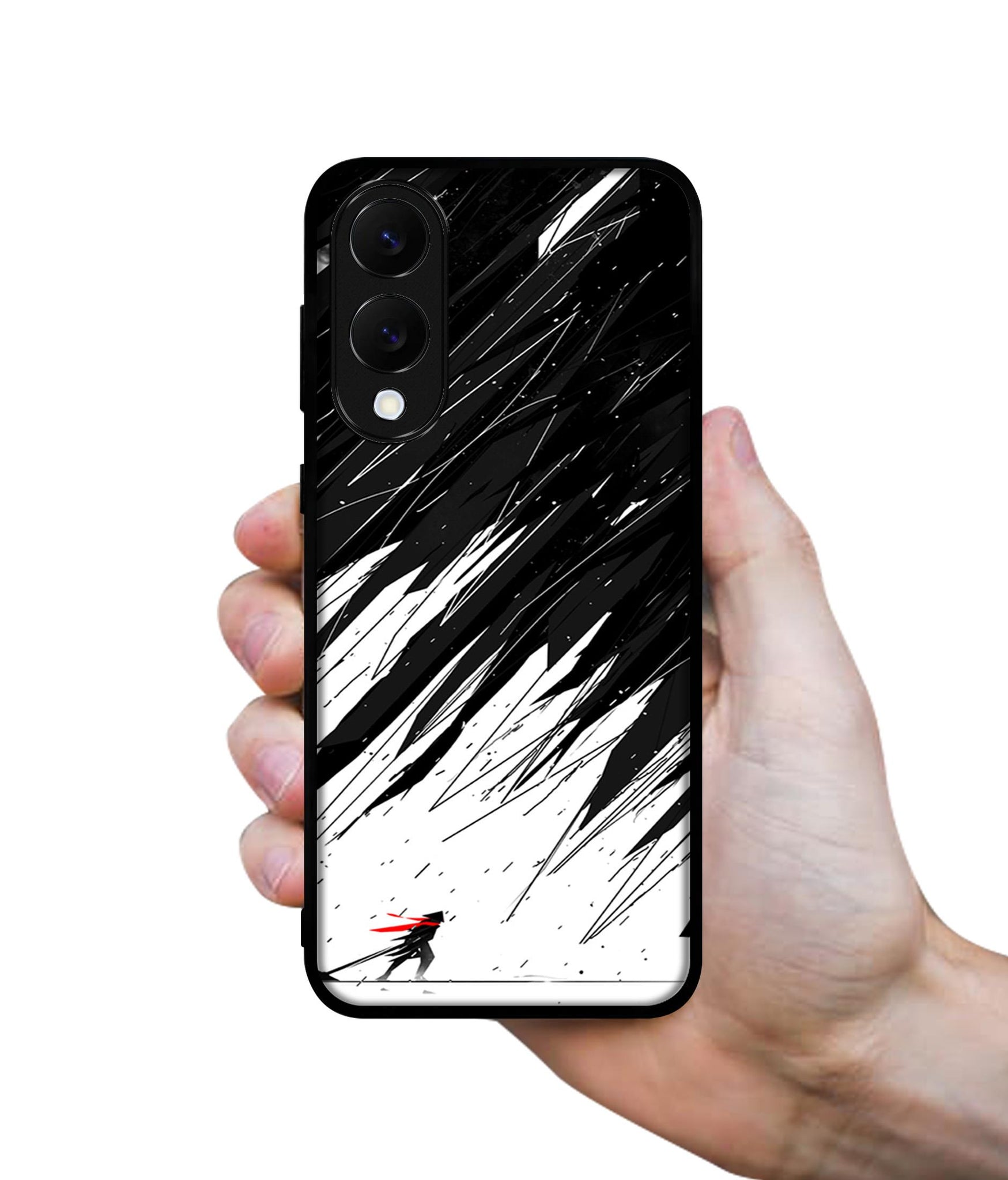 Geometric Strom Designer 2D Printed Back Case Cover for Samsung Galaxy S25 Edge 5G