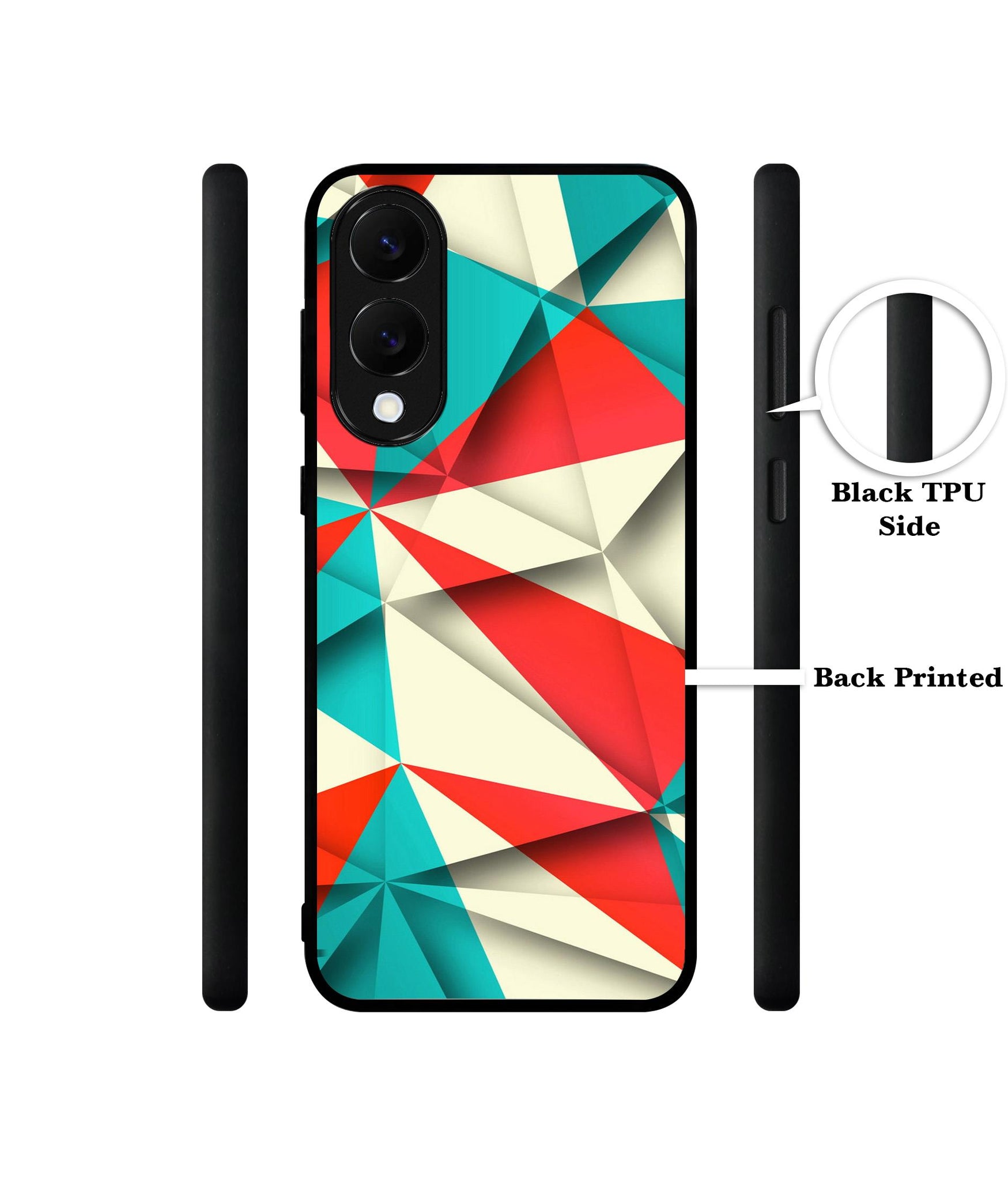 Red Blue White Pattern Designer 2D Printed Back Case Cover for Samsung Galaxy S25 Edge 5G