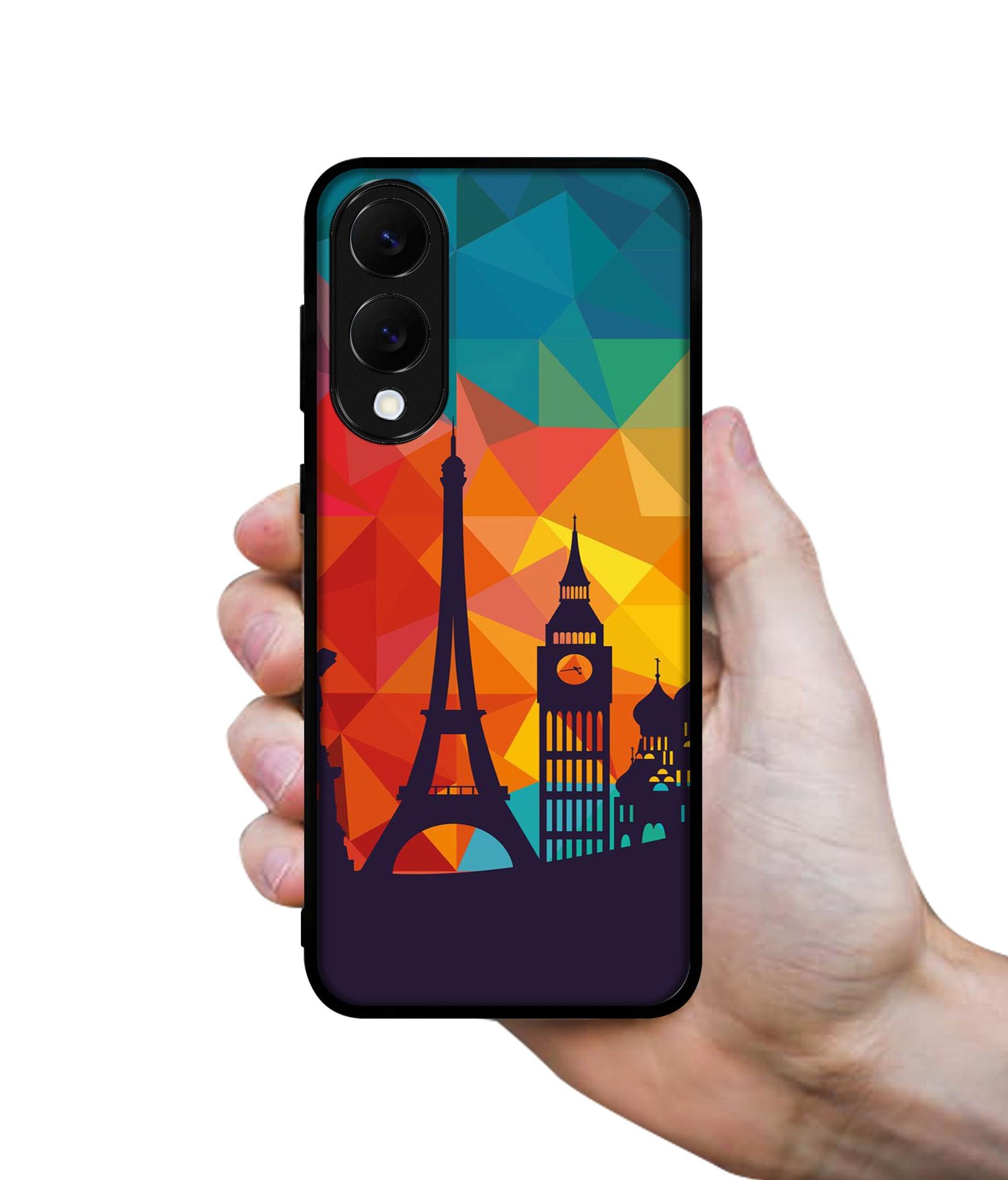 Colored Paris Designer 2D Printed Back Case Cover for Samsung Galaxy S25 Edge 5G