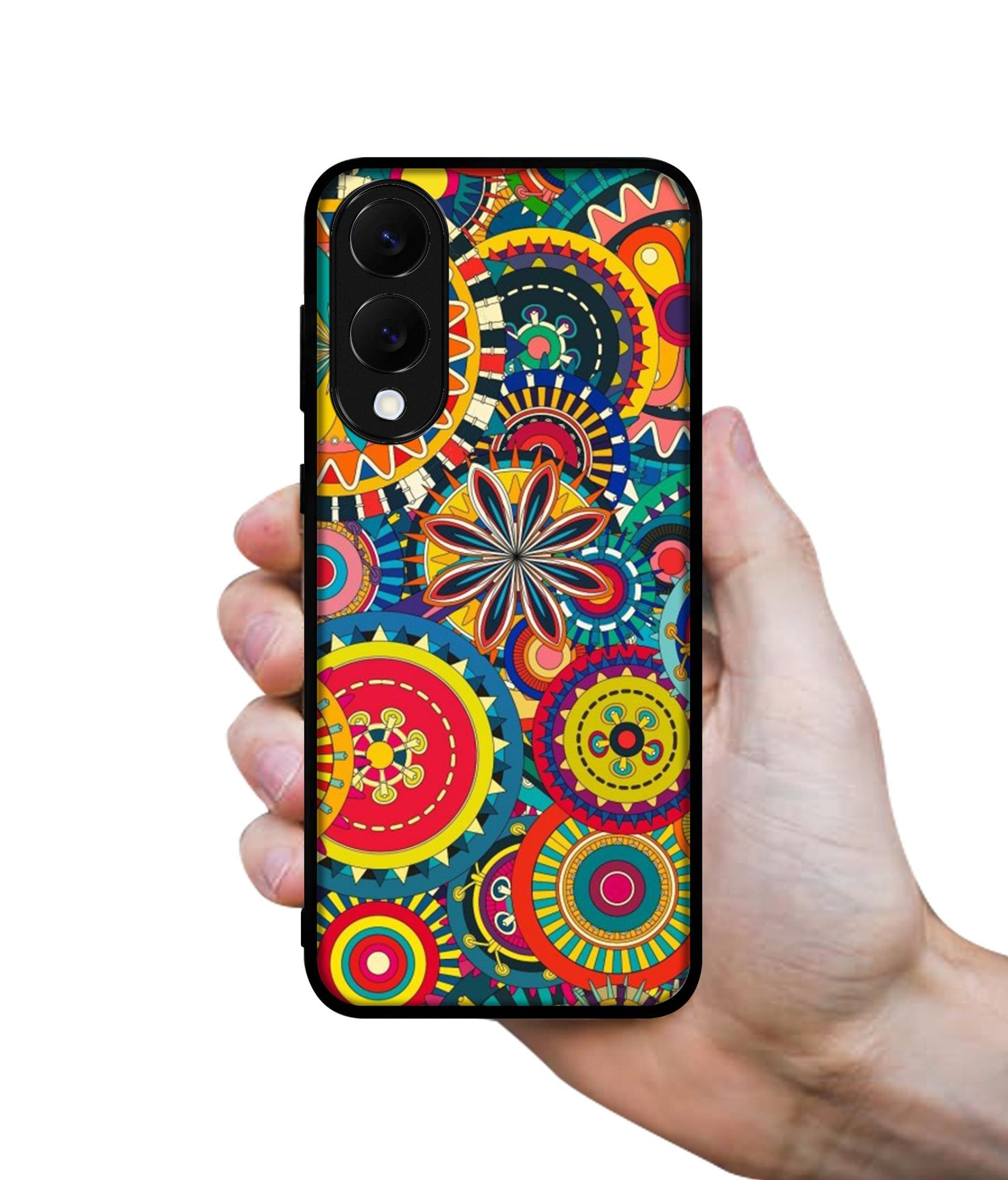 Ring Pattern Print Designer 2D Printed Back Case Cover for Samsung Galaxy S25 Edge 5G