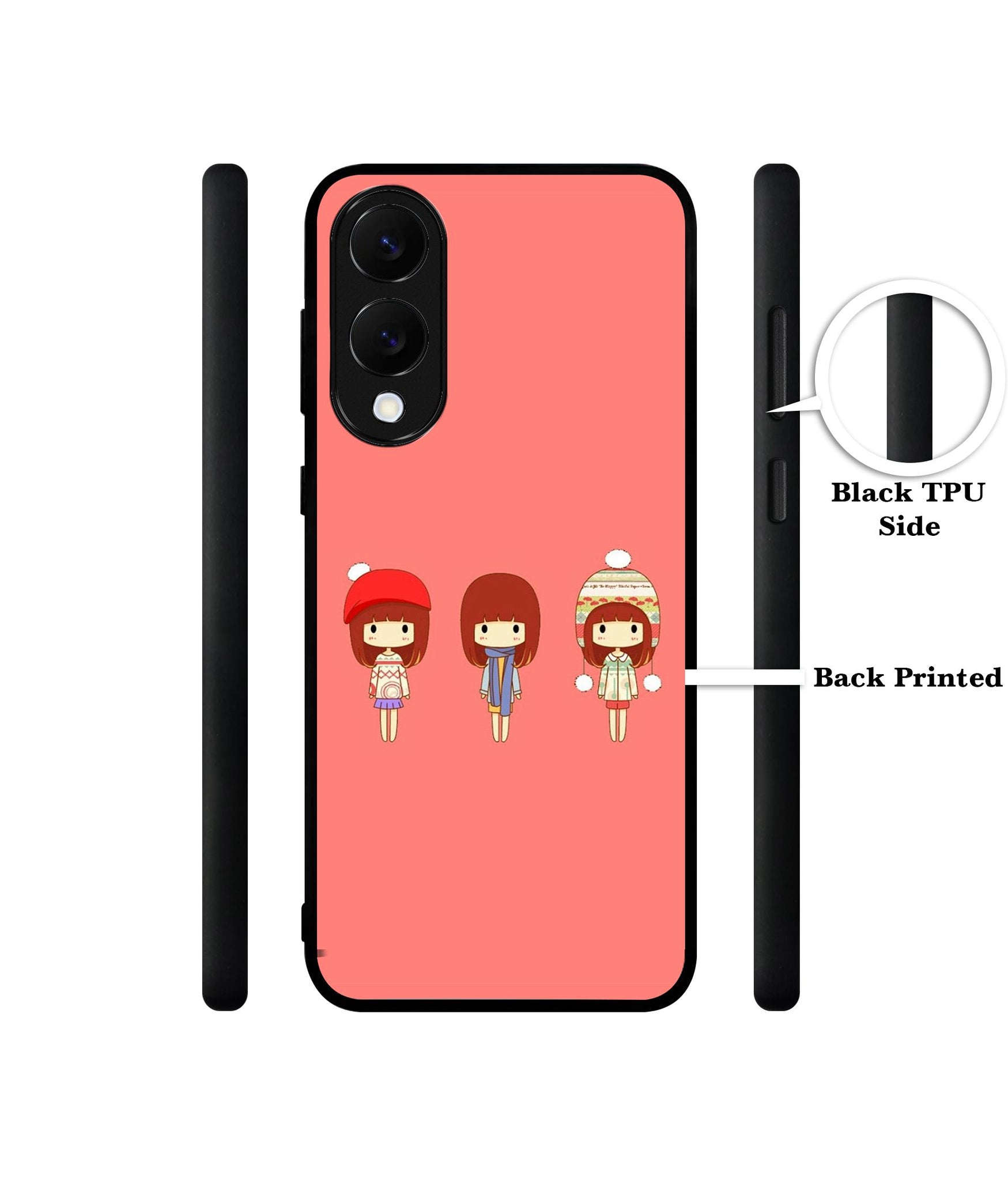 Cute Girls Designer 2D Printed Back Case Cover for Samsung Galaxy S25 Edge 5G