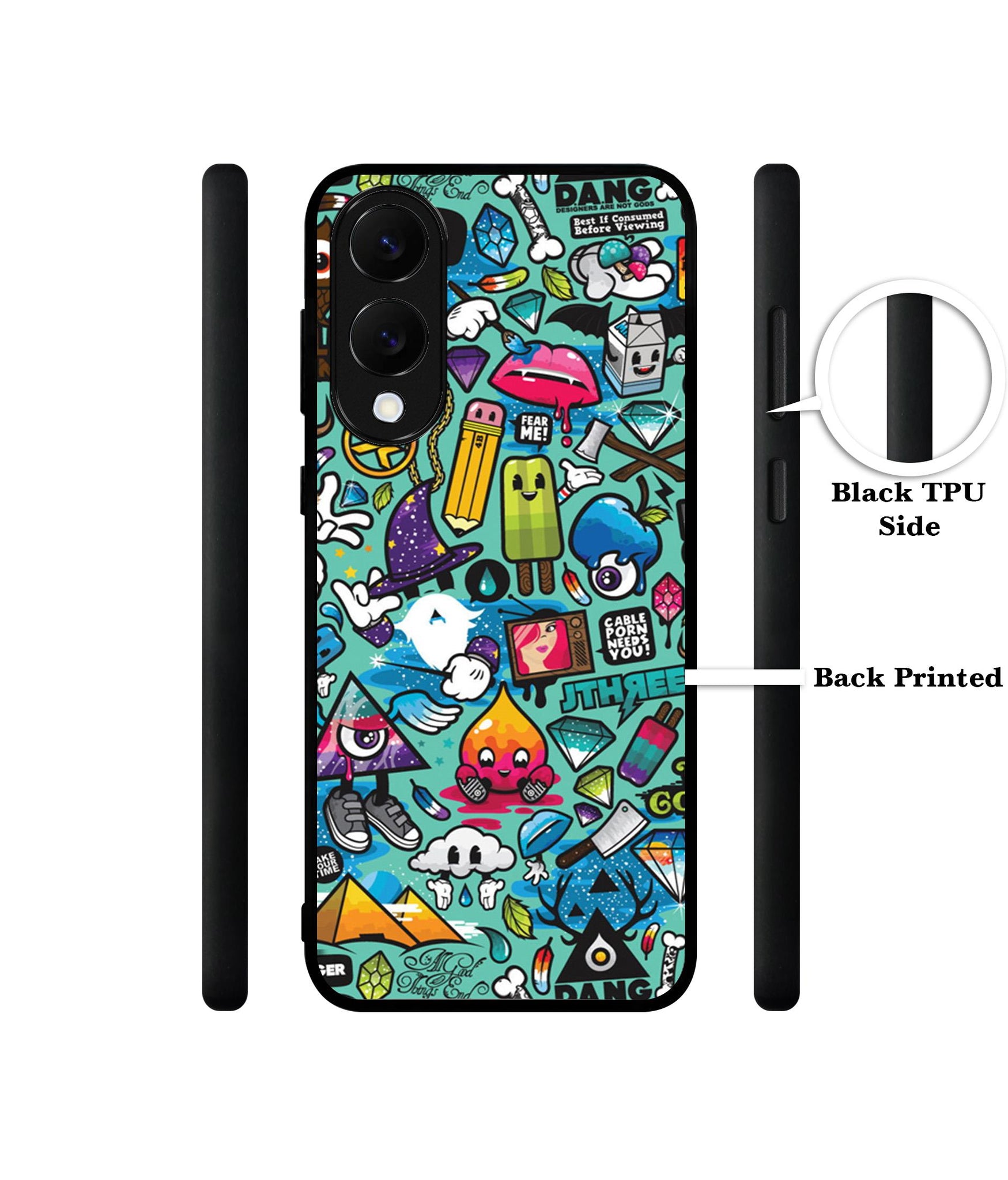 Crazy Designer 2D Printed Back Case Cover for Samsung Galaxy S25 Edge 5G