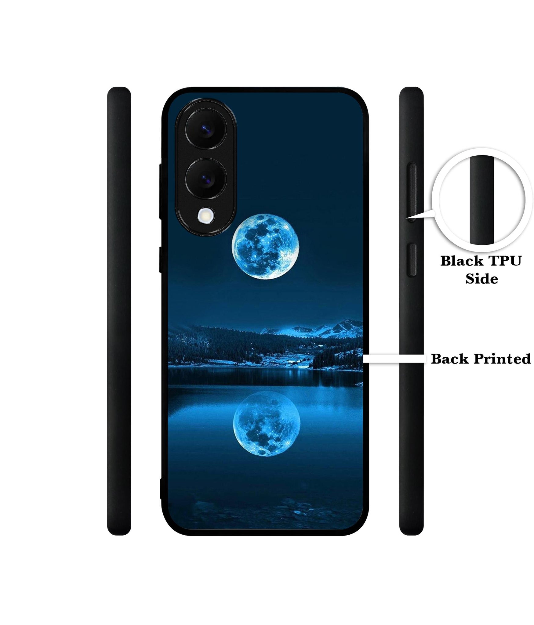 Moon Pattern Print Designer 2D Printed Back Case Cover for Samsung Galaxy S25 Edge 5G
