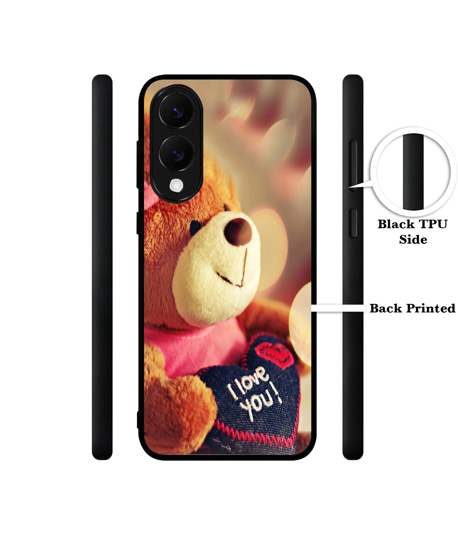 Teddy Bear Designer 2D Printed Back Case Cover for Samsung Galaxy S25 Edge 5G