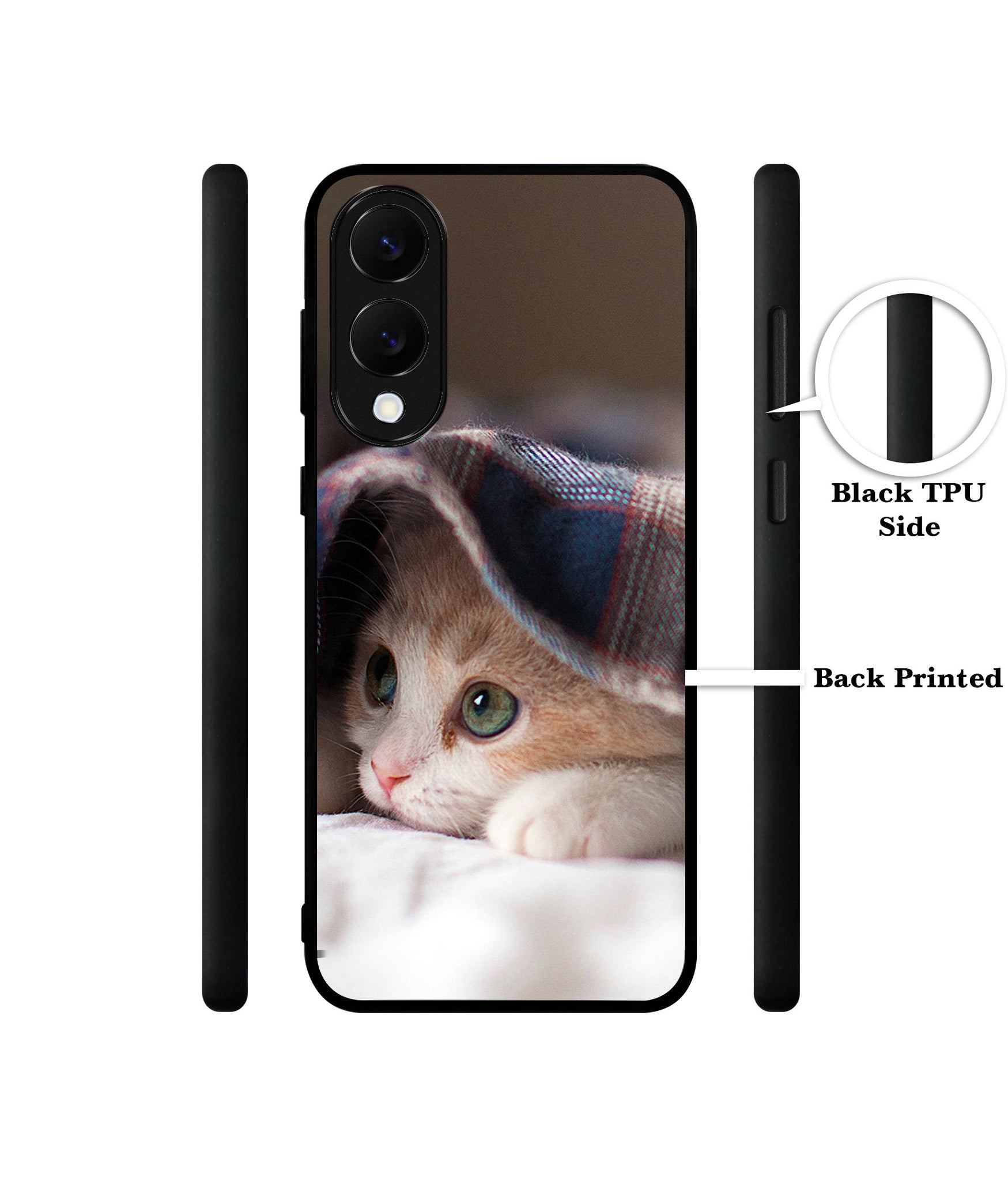 Sleepy Kitten Designer 2D Printed Back Case Cover for Samsung Galaxy S25 Edge 5G