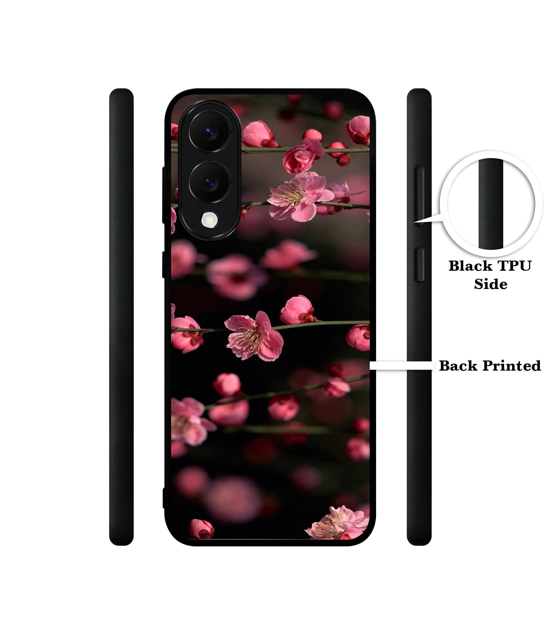 Pink Flowers Designer 2D Printed Back Case Cover for Samsung Galaxy S25 Edge 5G