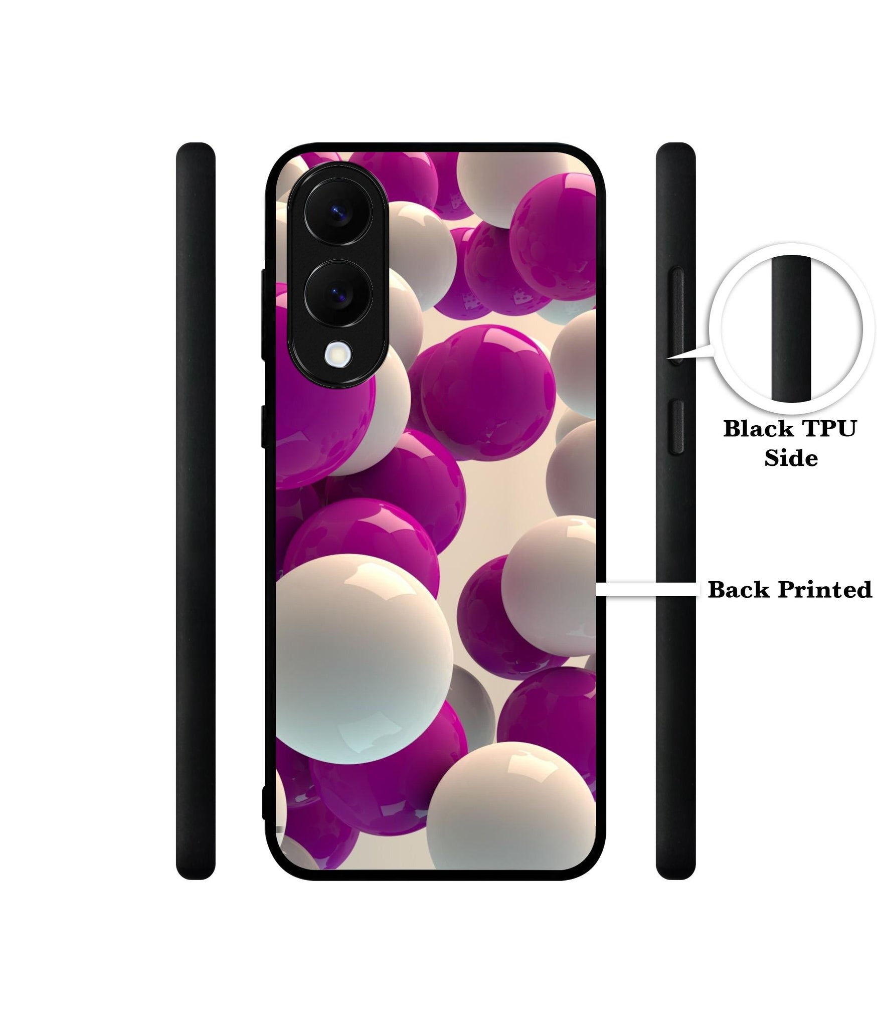 3D Balloons Designer 2D Printed Back Case Cover for Samsung Galaxy S25 Edge 5G