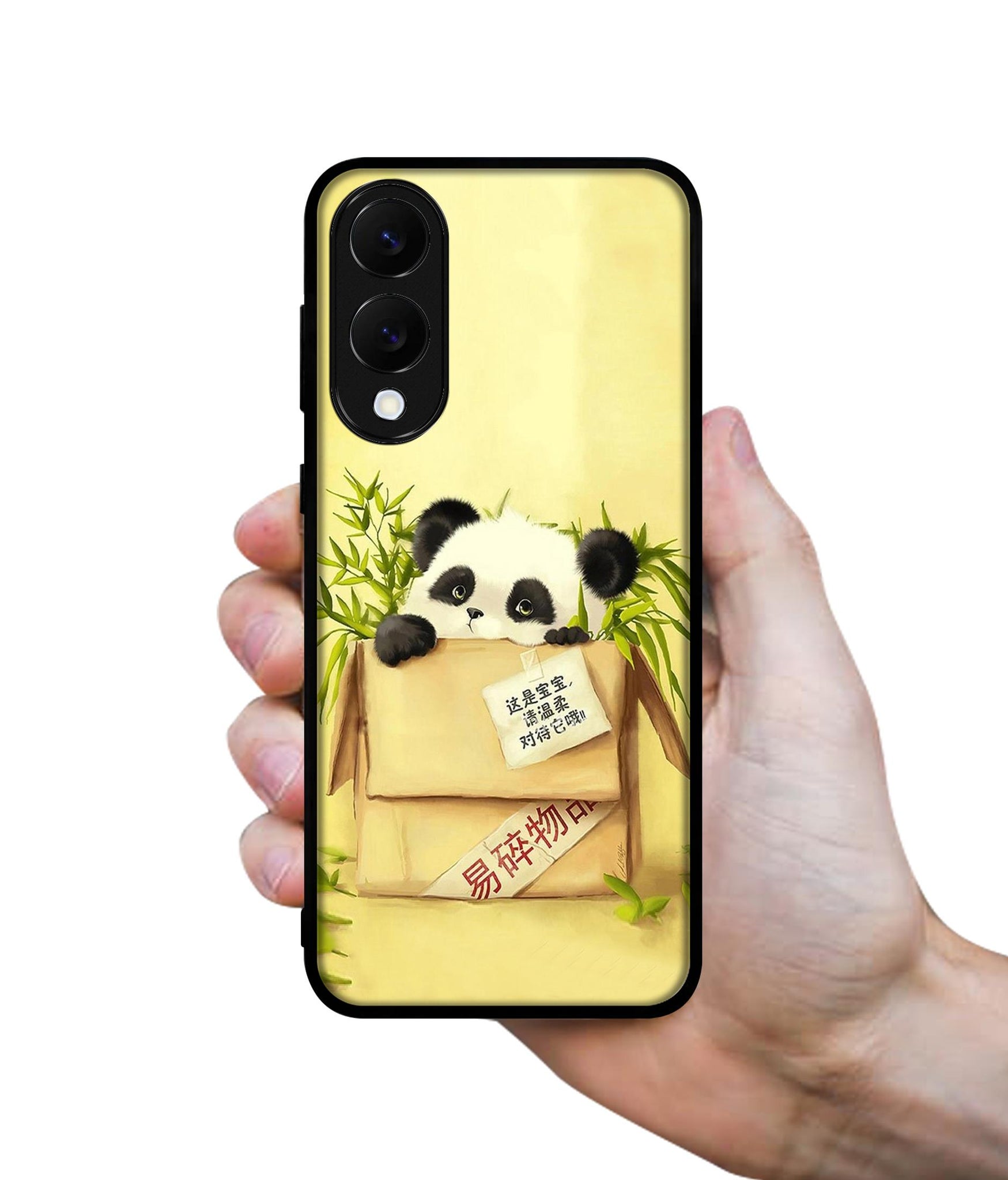 Panda In Box Designer 2D Printed Back Case Cover for Samsung Galaxy S25 Edge 5G