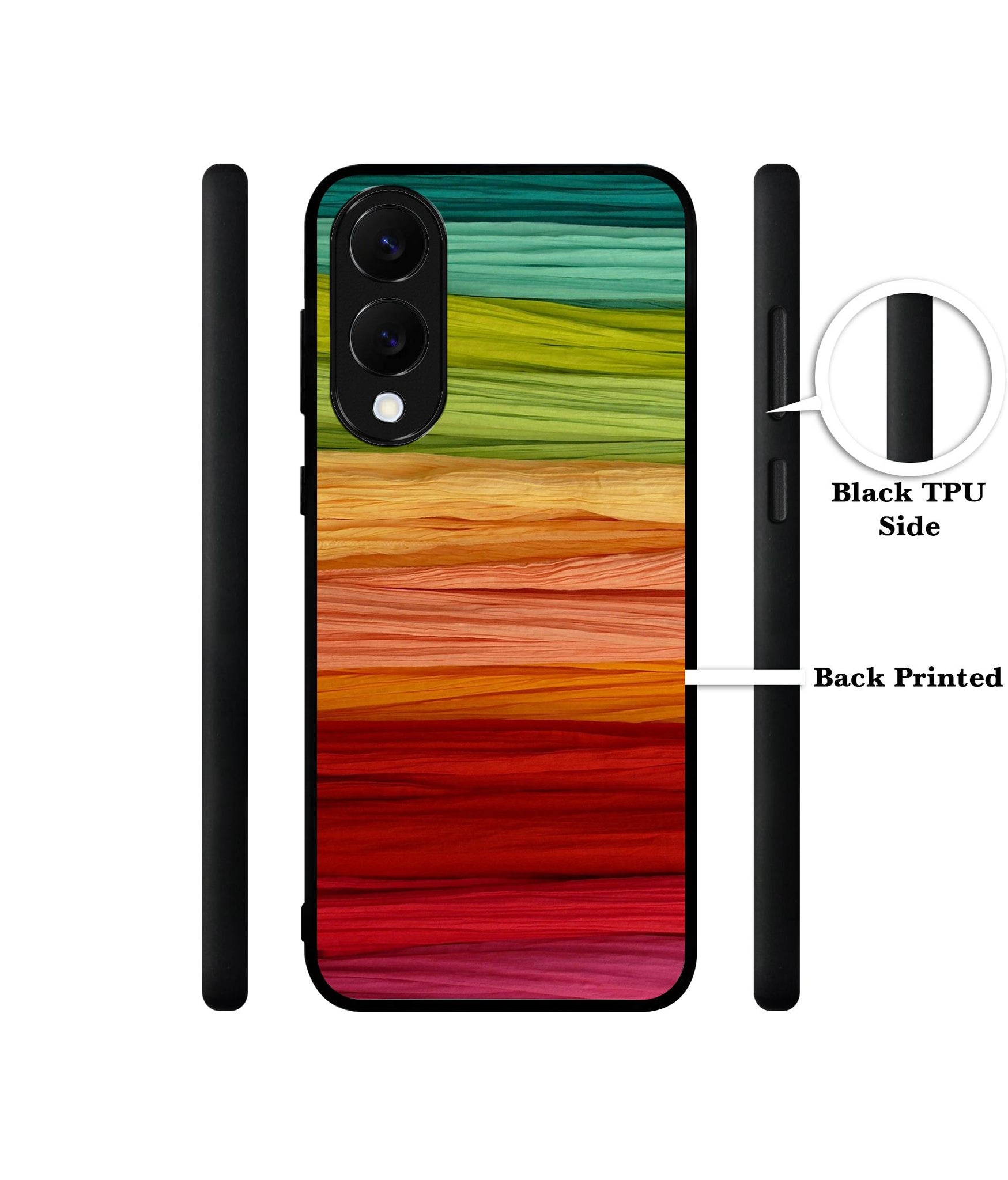 Colorful Thread Designer 2D Printed Back Case Cover for Samsung Galaxy S25 Edge 5G