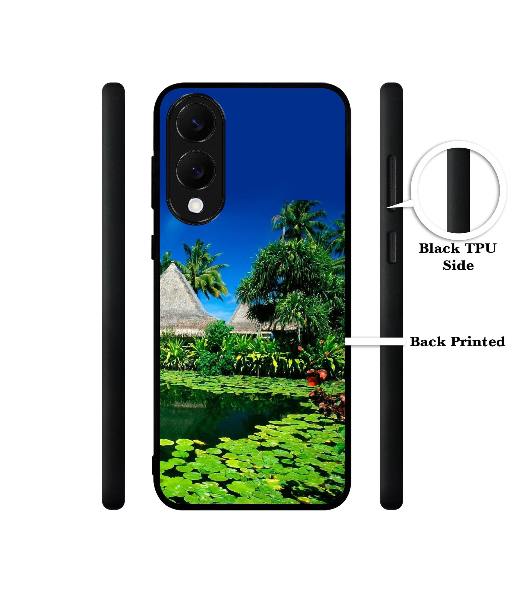 Tropics Water Designer 2D Printed Back Case Cover for Samsung Galaxy S25 Edge 5G
