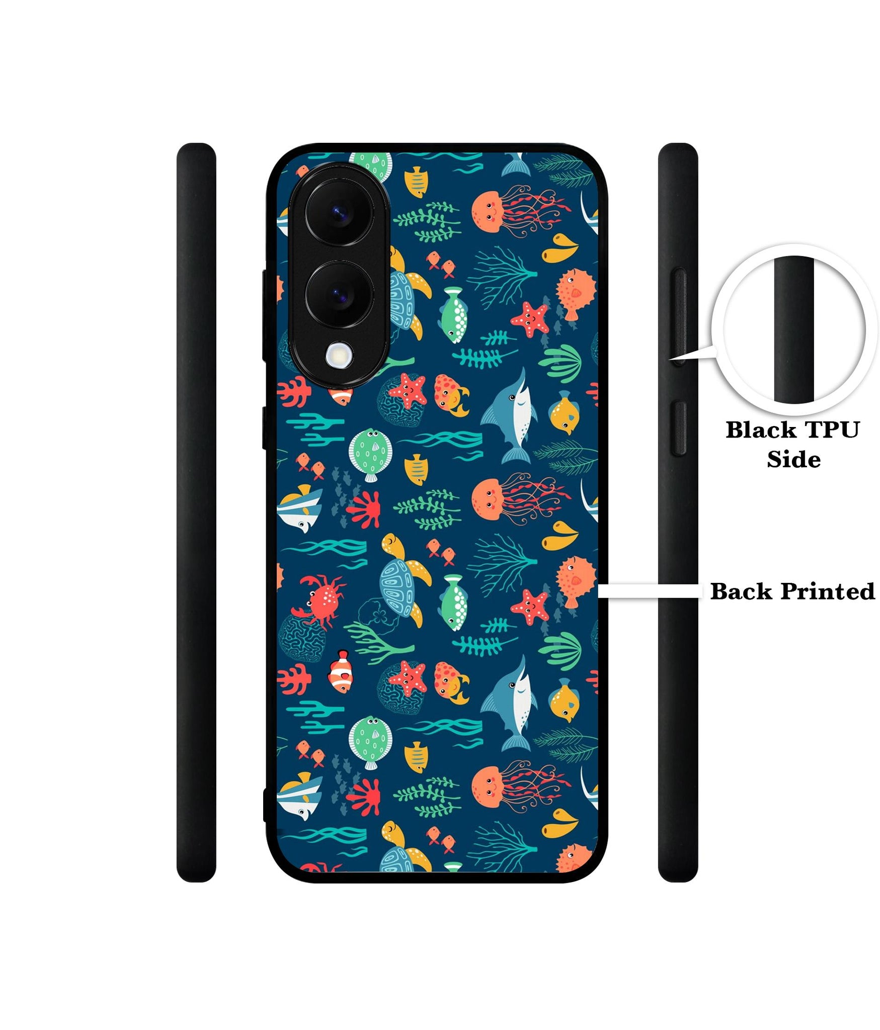 Aquarium Texture Designer 2D Printed Back Case Cover for Samsung Galaxy S25 Edge 5G