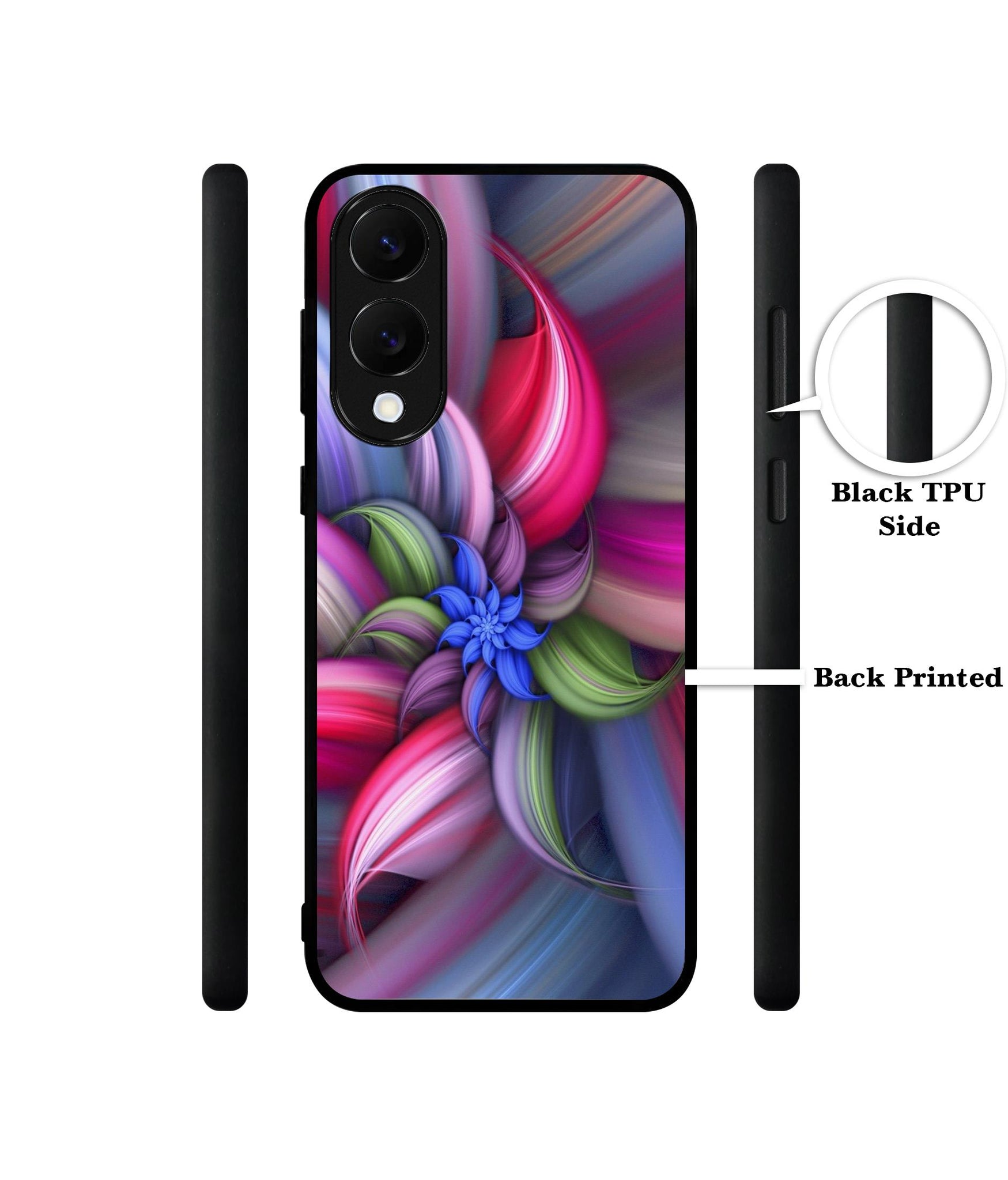 Colorful Flower Designer 2D Printed Back Case Cover for Samsung Galaxy S25 Edge 5G