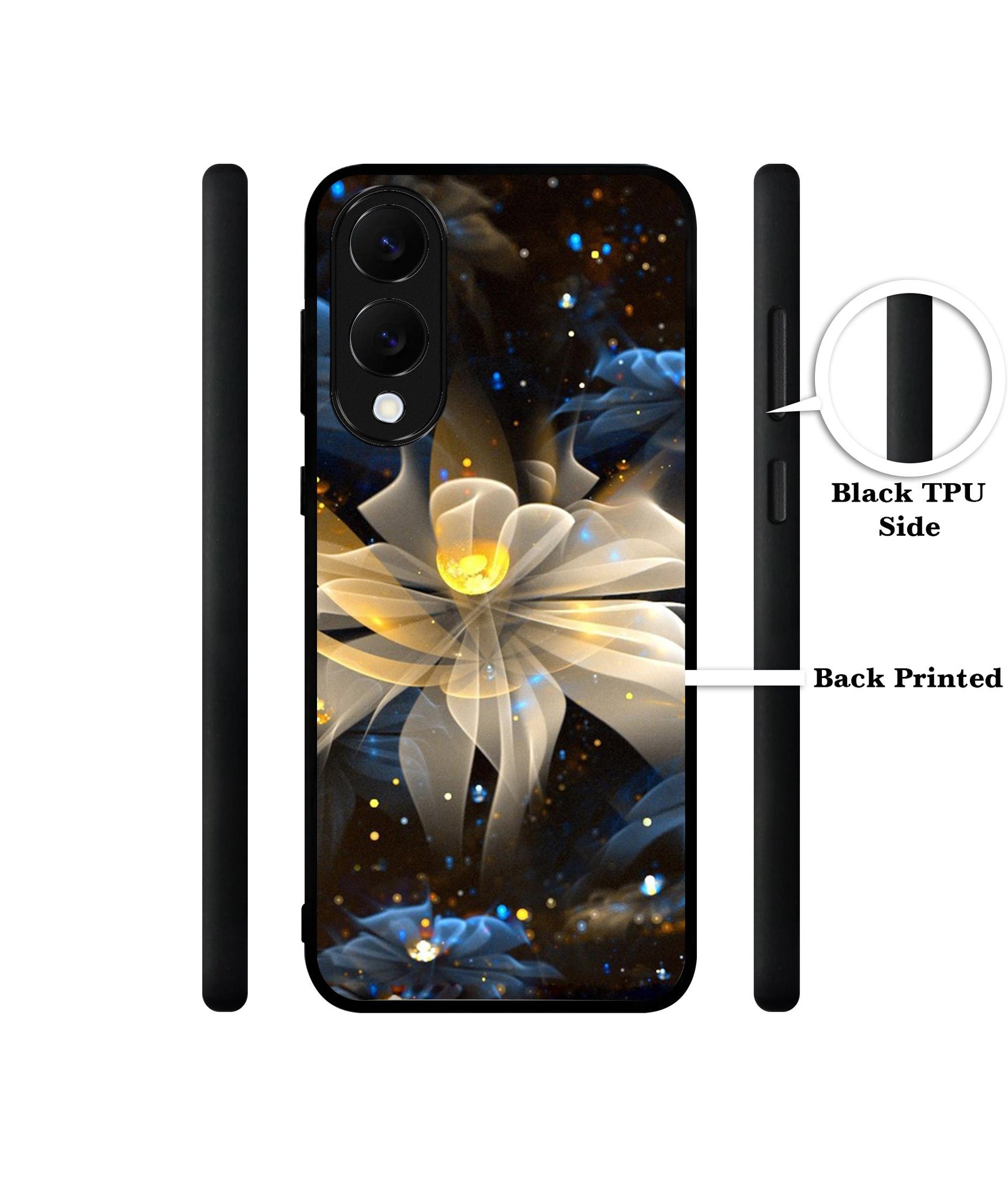 Art Flower Designer 2D Printed Back Case Cover for Samsung Galaxy S25 Edge 5G