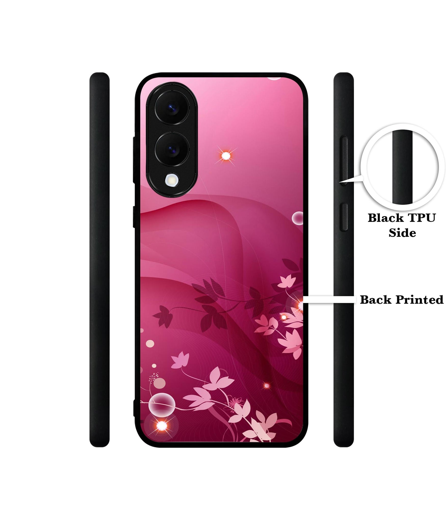 Pink Abstract Designer 2D Printed Back Case Cover for Samsung Galaxy S25 Edge 5G