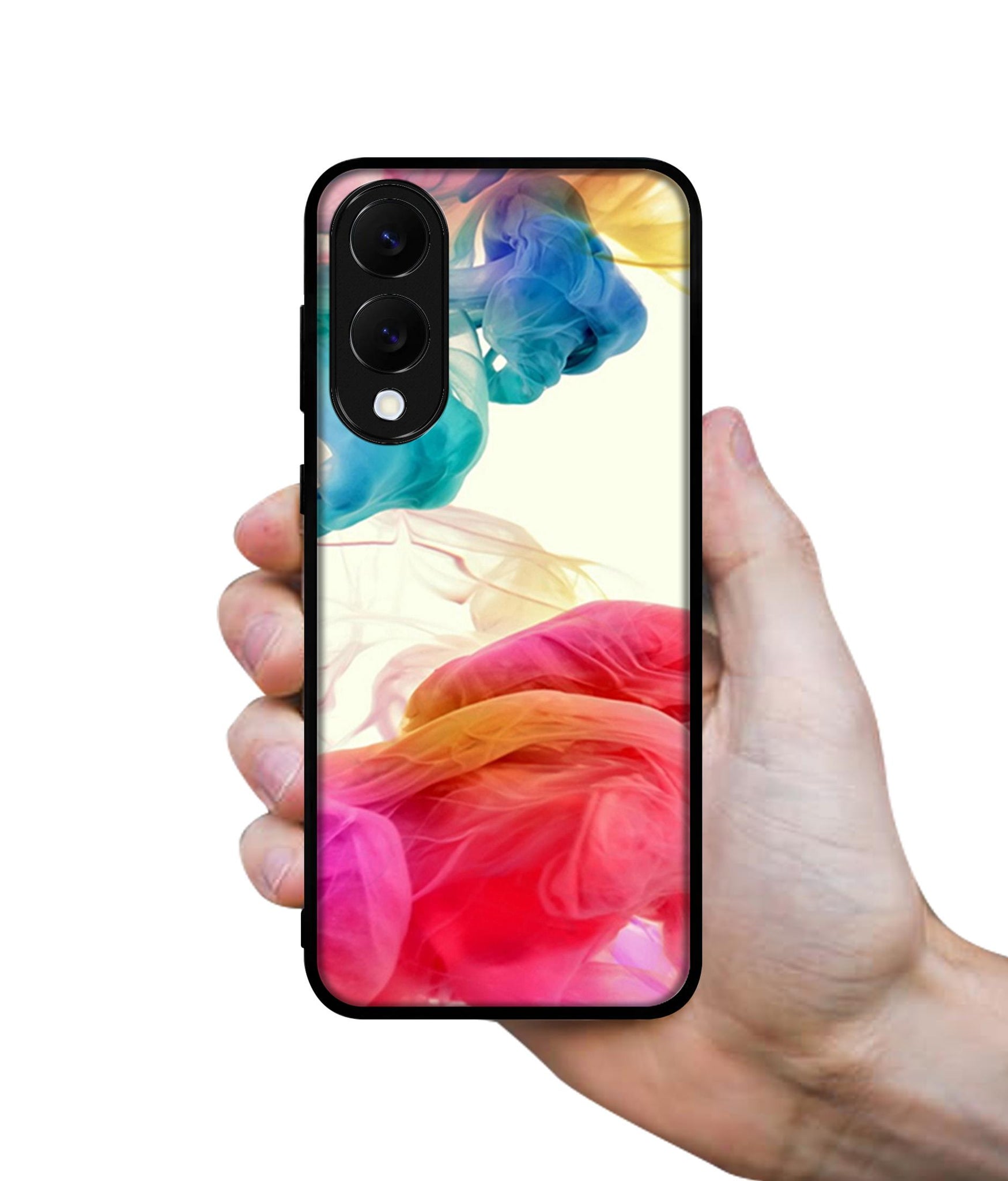 Colored Smoke Designer 2D Printed Back Case Cover for Samsung Galaxy S25 Edge 5G