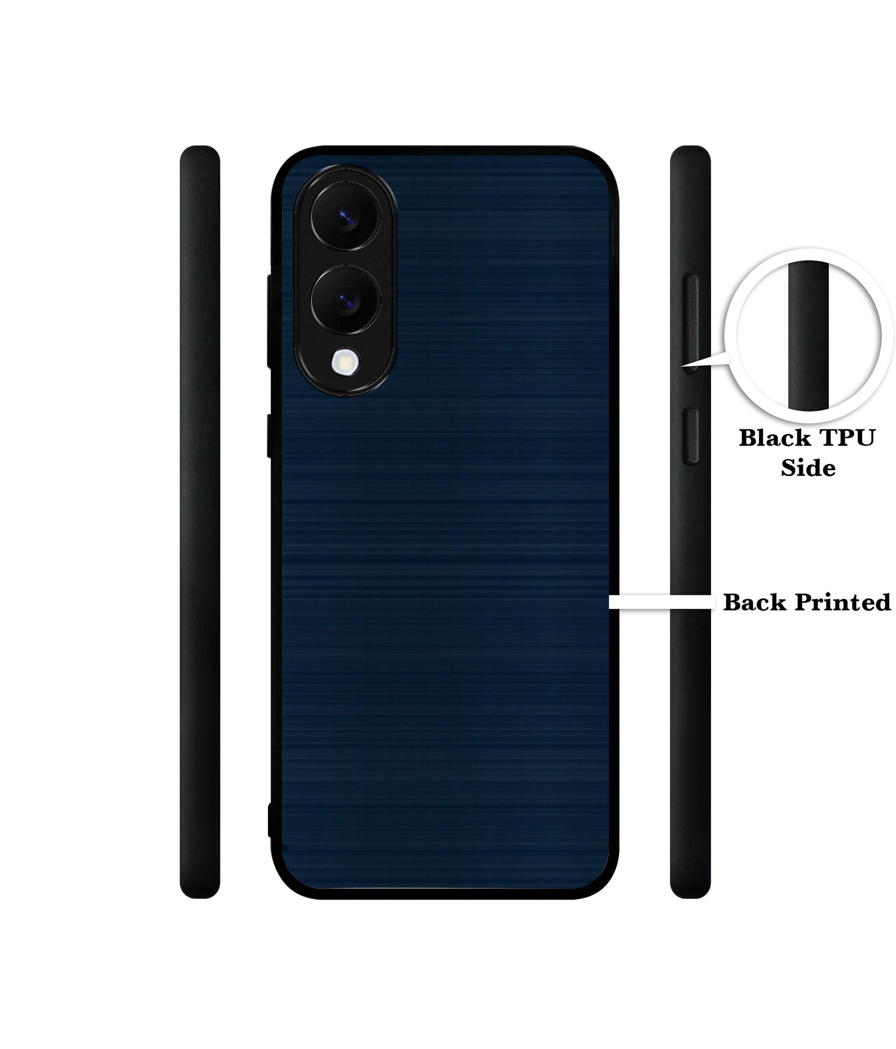 Blue Line Designer 2D Printed Back Case Cover for Samsung Galaxy S25 Edge 5G
