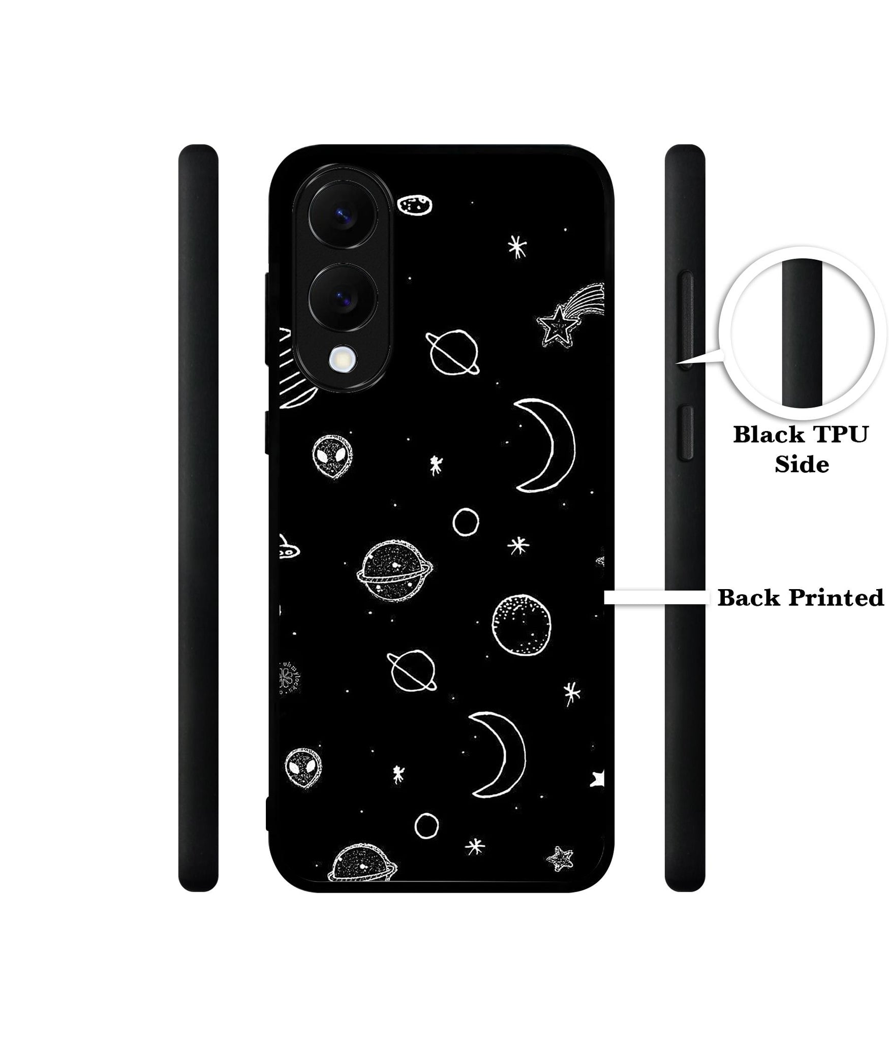 Space Stars Universe Designer 2D Printed Back Case Cover for Samsung Galaxy S25 Edge 5G