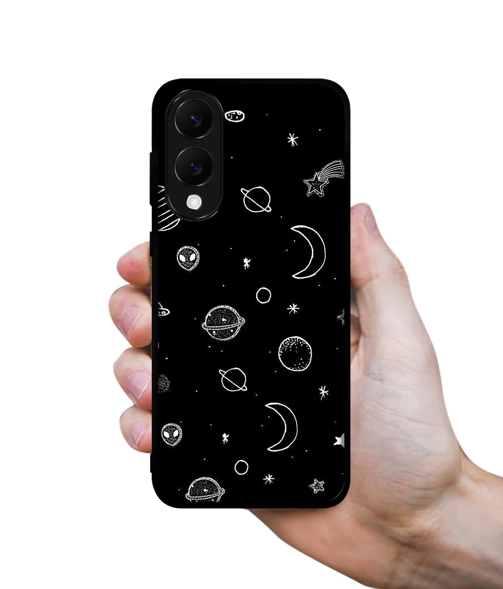 Space Stars Universe Designer 2D Printed Back Case Cover for Samsung Galaxy S25 Edge 5G